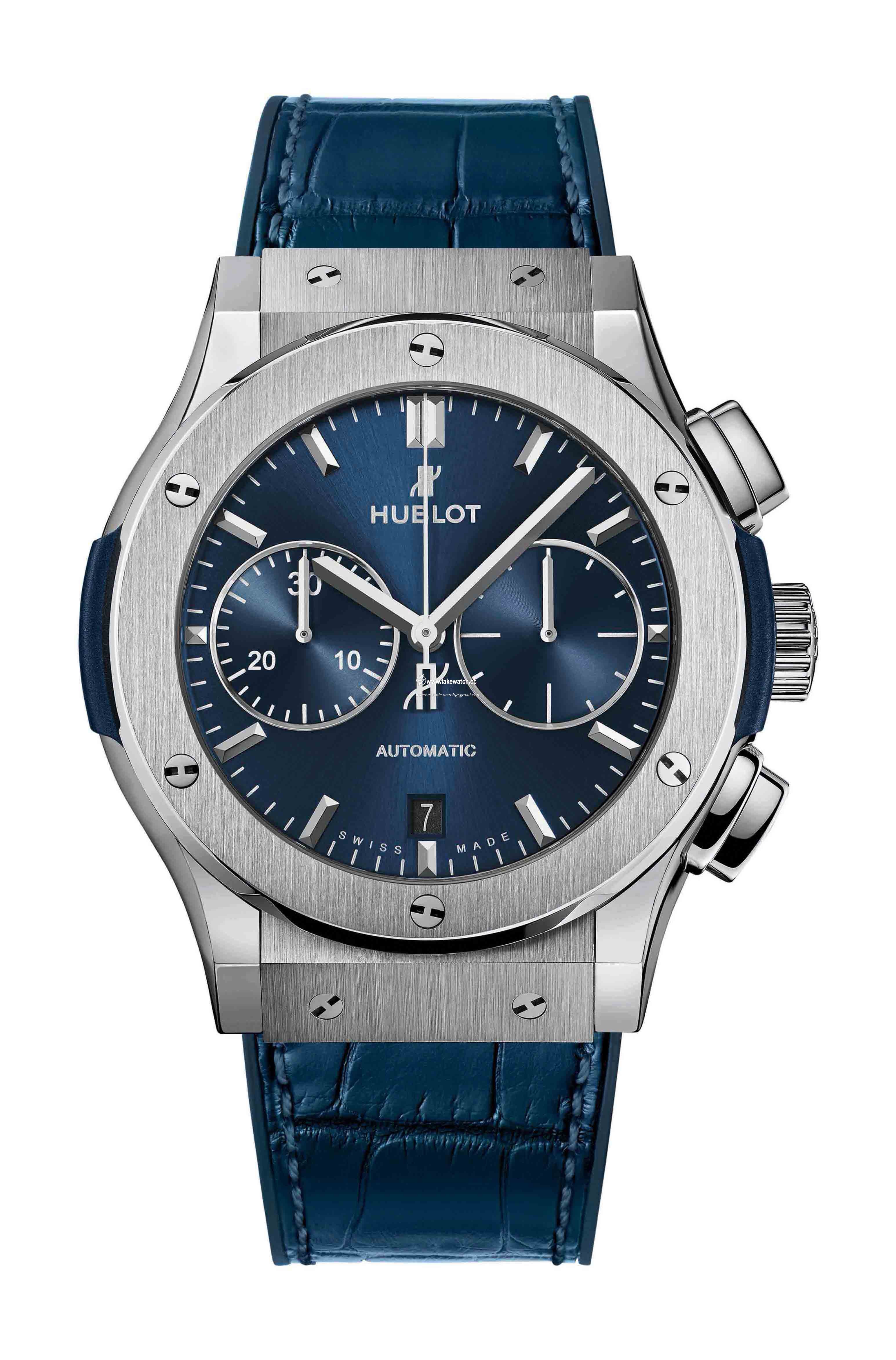 Hublot Classic Fusion Blue Chronograph Titanium 521.NX.7170.LR