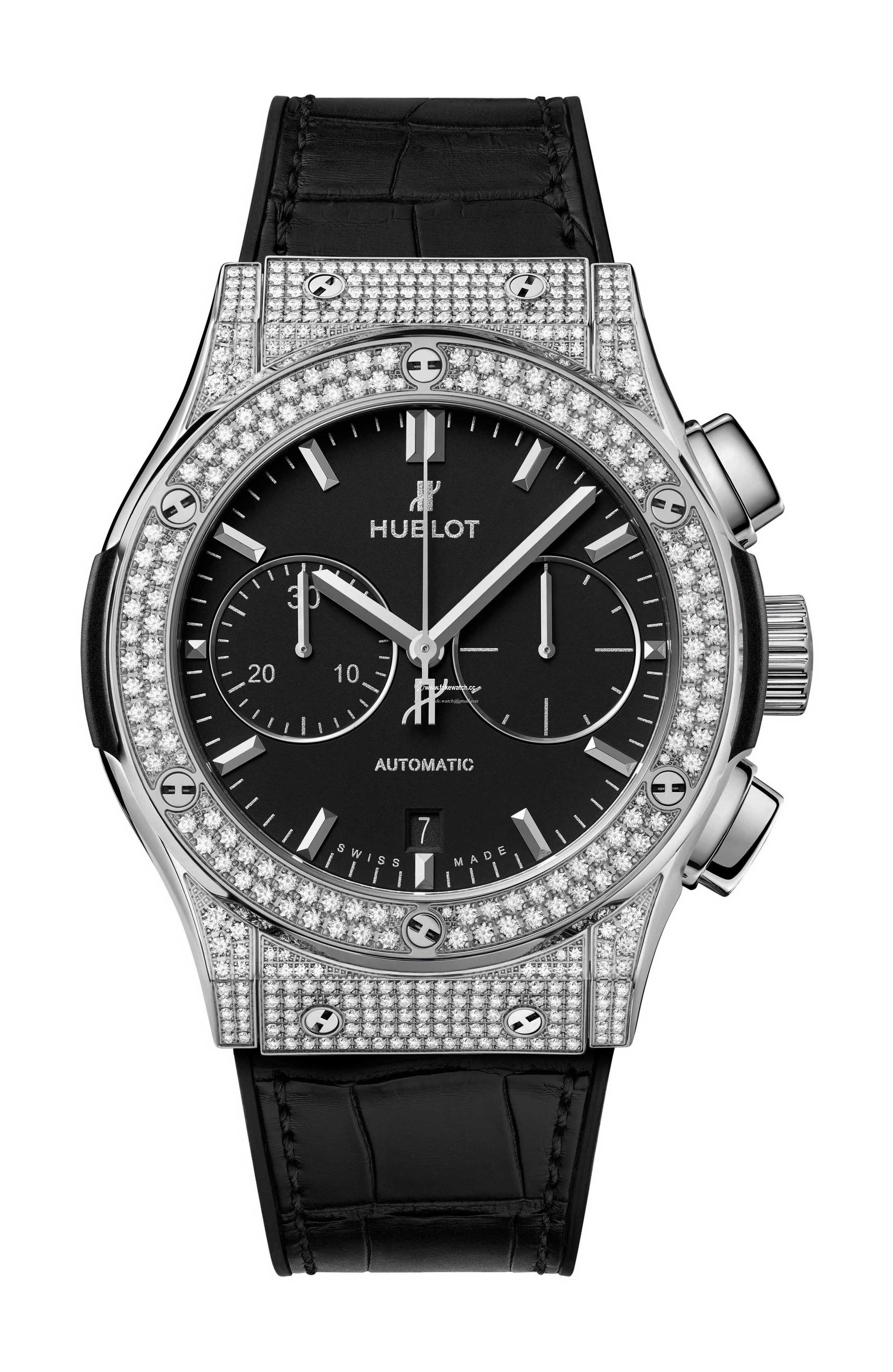 Hublot Classic Fusion Chronograph Titanium Pave 541.NX.1171.LR.1704