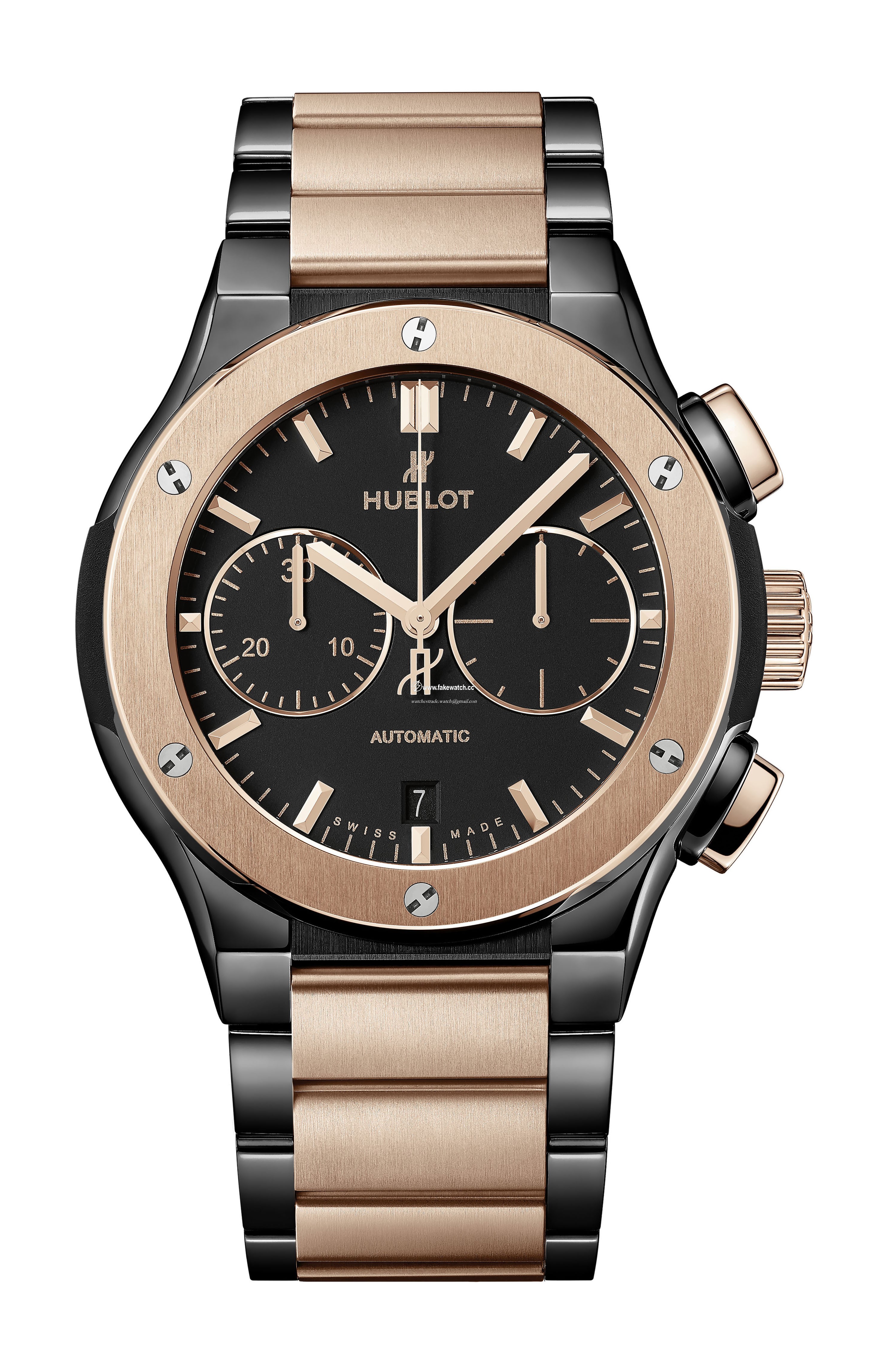 Hublot Classic Fusion Chronograph Ceramic King Gold Bracelet 520.CO.1180.CO