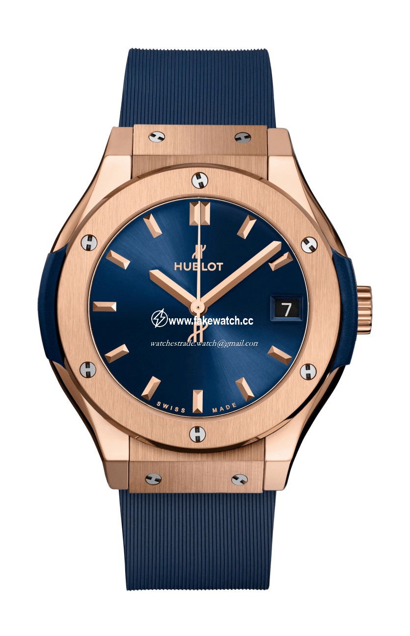 Hublot Classic Fusion King Gold Blue 581.OX.7180.RX