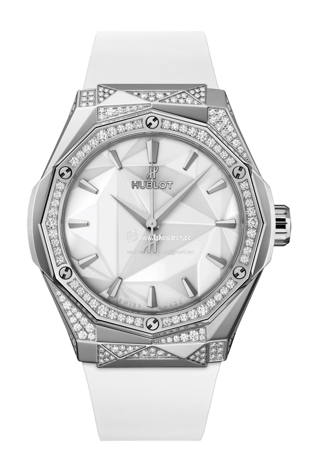 Hublot Classic Fusion Orlinski Titanium White Alternative Pave 40mm 550.NS.2200.RW.1804.ORL20