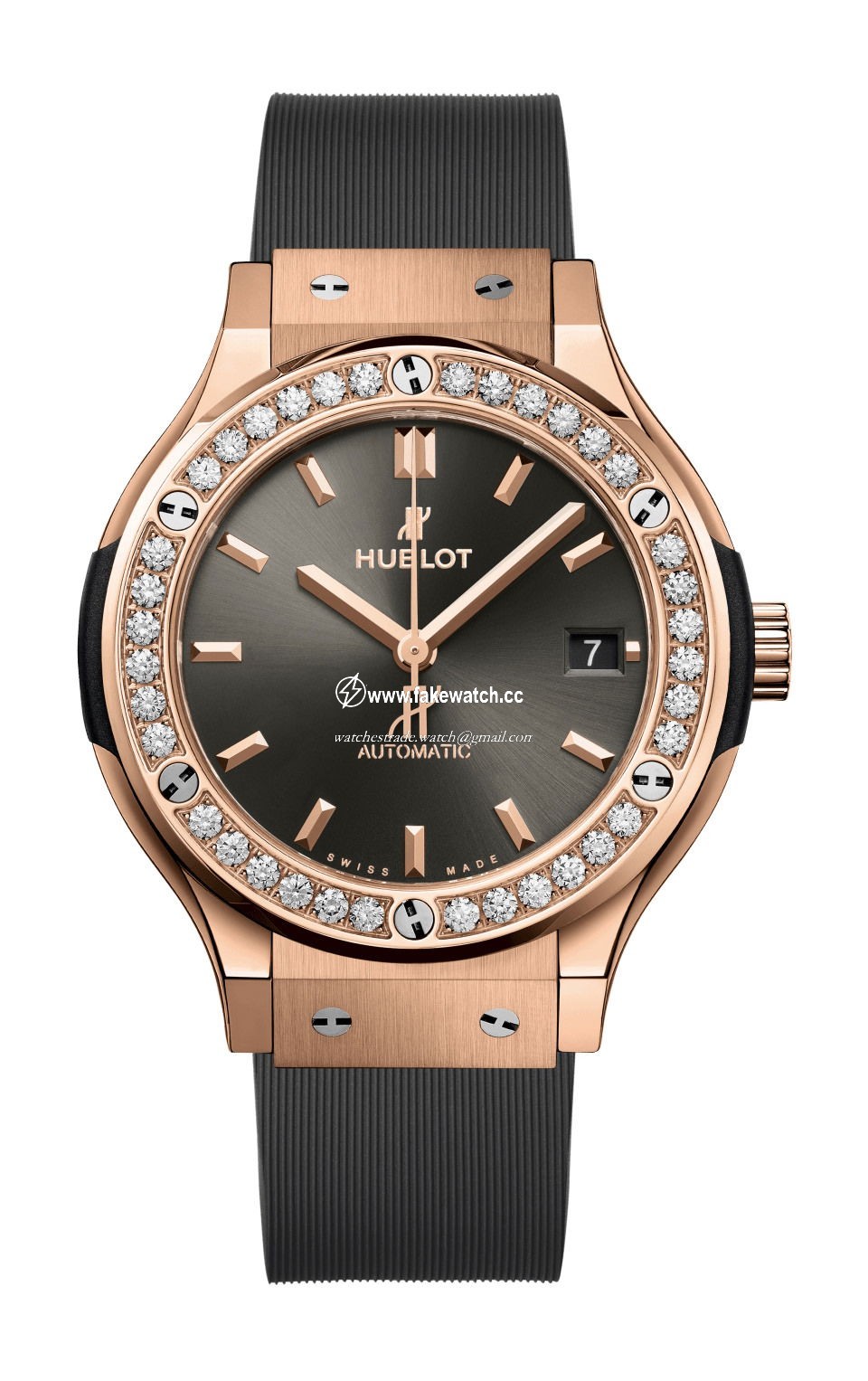 Hublot Classic Fusion Racing Grey King Gold Diamonds 565.OX.7081.RX.1204
