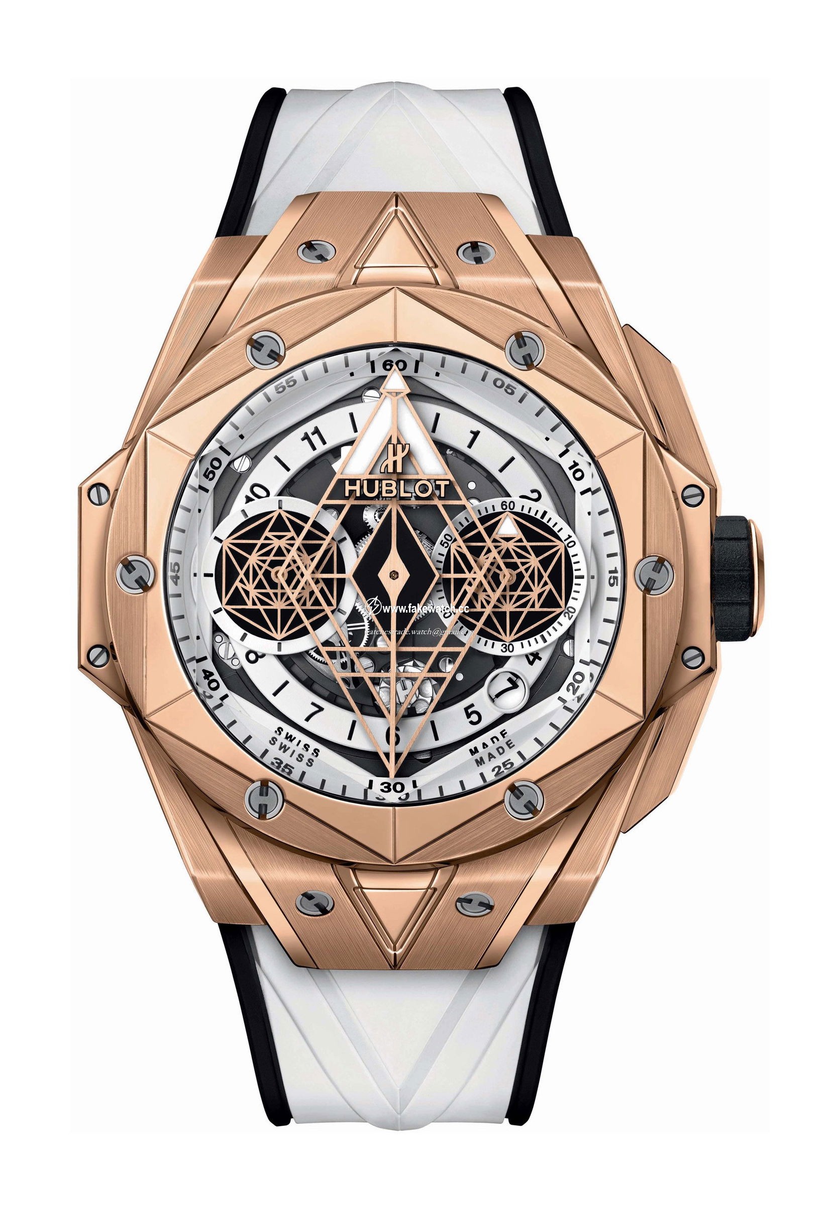 Hublot Sang Bleu II King Gold White 418.OX.2001.RX.MXM20