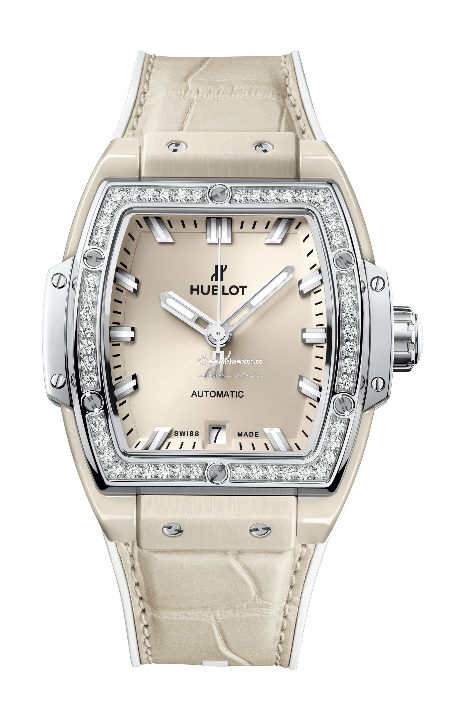 Hublot Spirit of Big Bang Beige Ceramic Titanium Diamonds 665.CZ.891B.LR.1204
