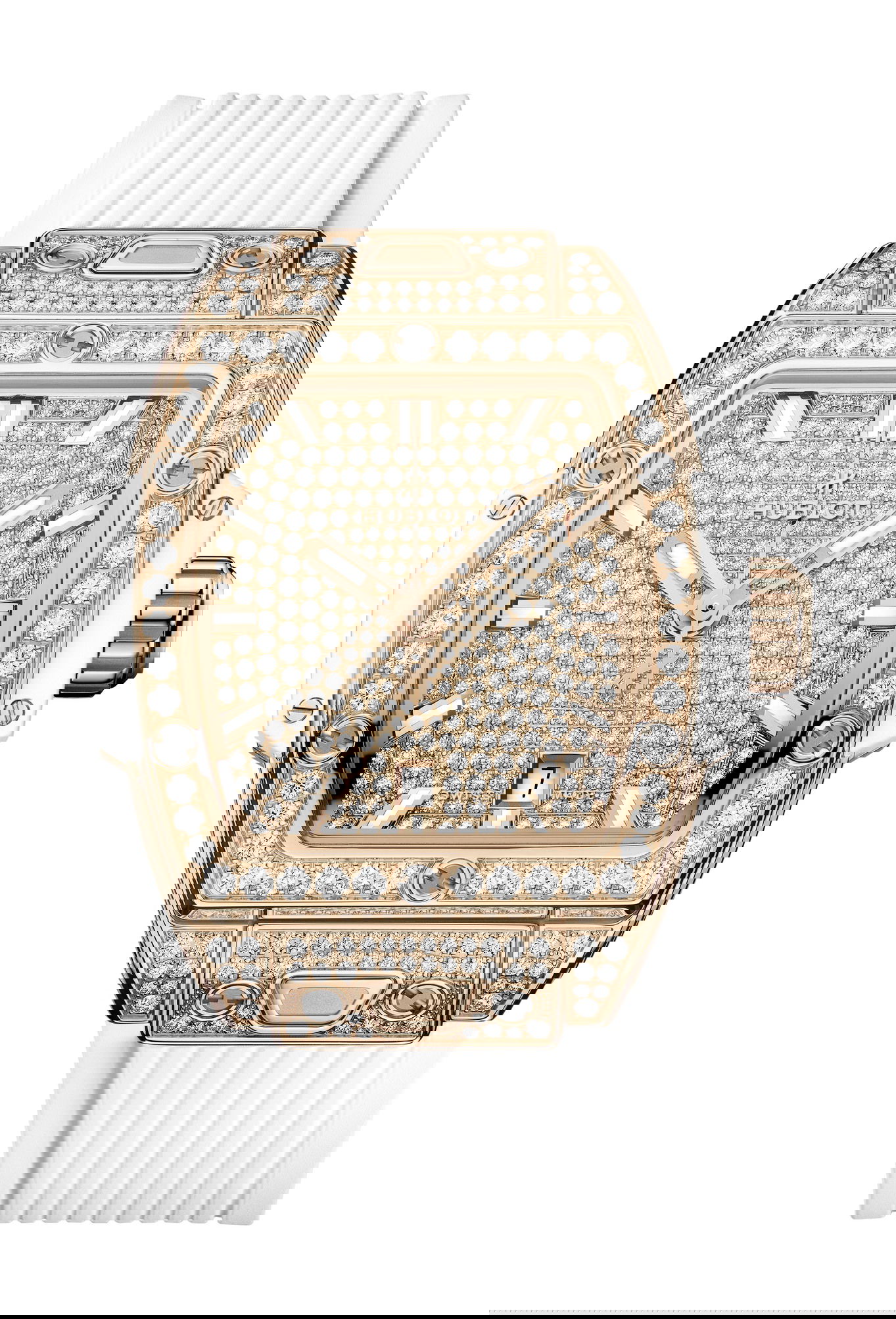 Hublot Spirit of Big Bang King Gold White Full Pave 682.OE.9000.RX.1604