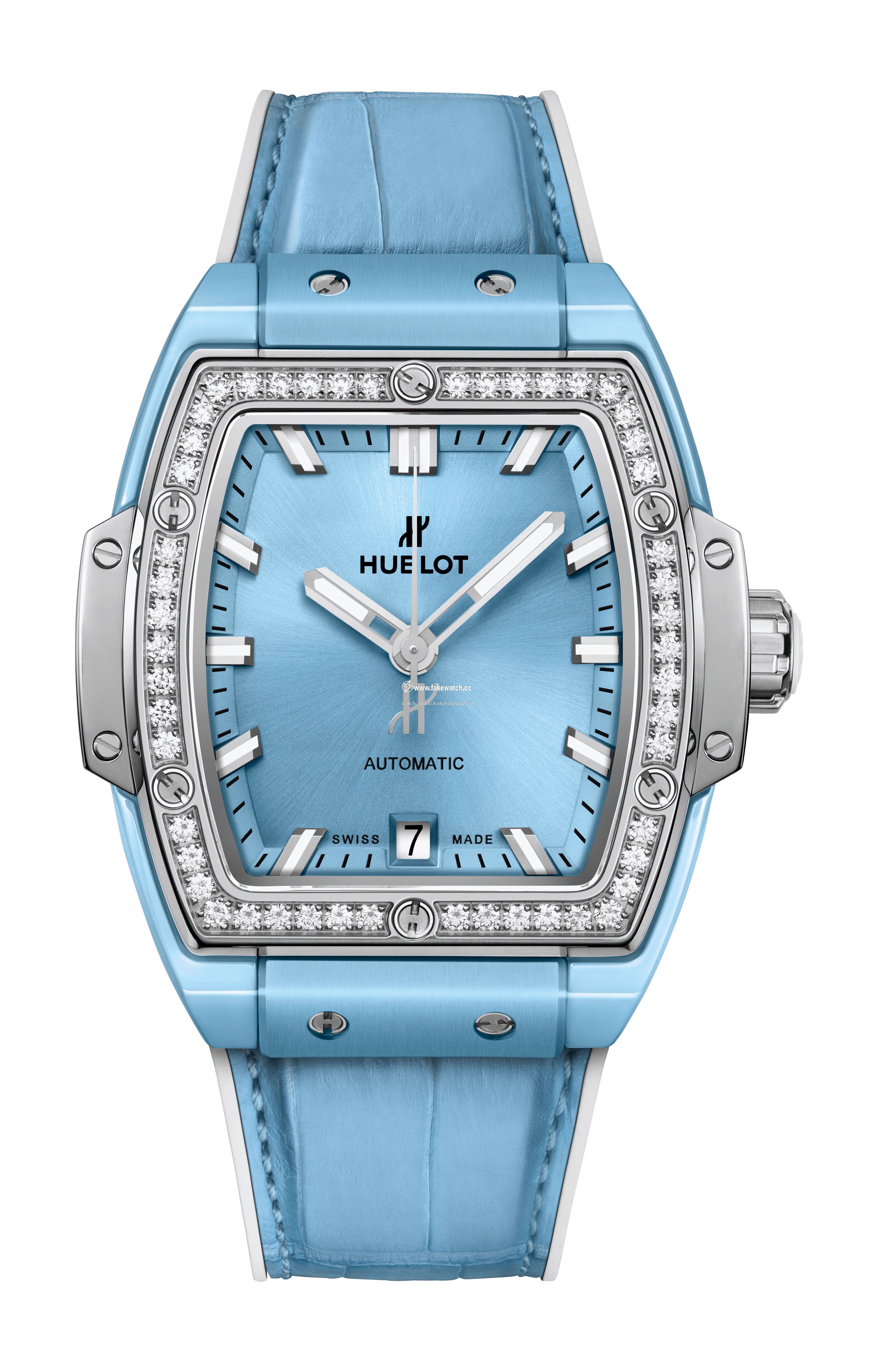 Hublot Spirit of Big Bang Light Blue Ceramic Titanium Diamonds 665.EN.891L.LR.1204