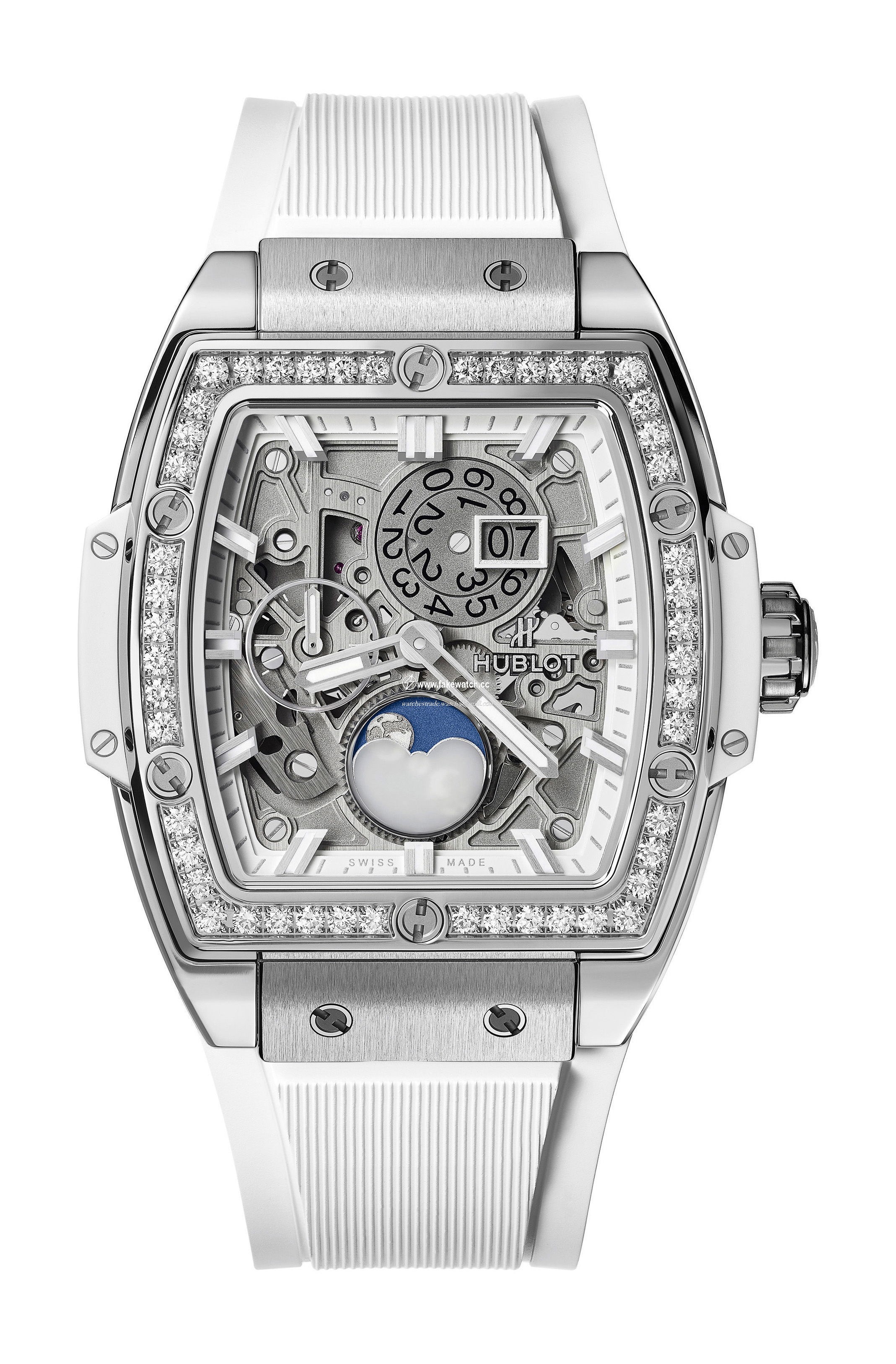 Hublot Spirit Of Big Bang Moonphase Titanium White Diamonds 647.NE.2070.RW.1204