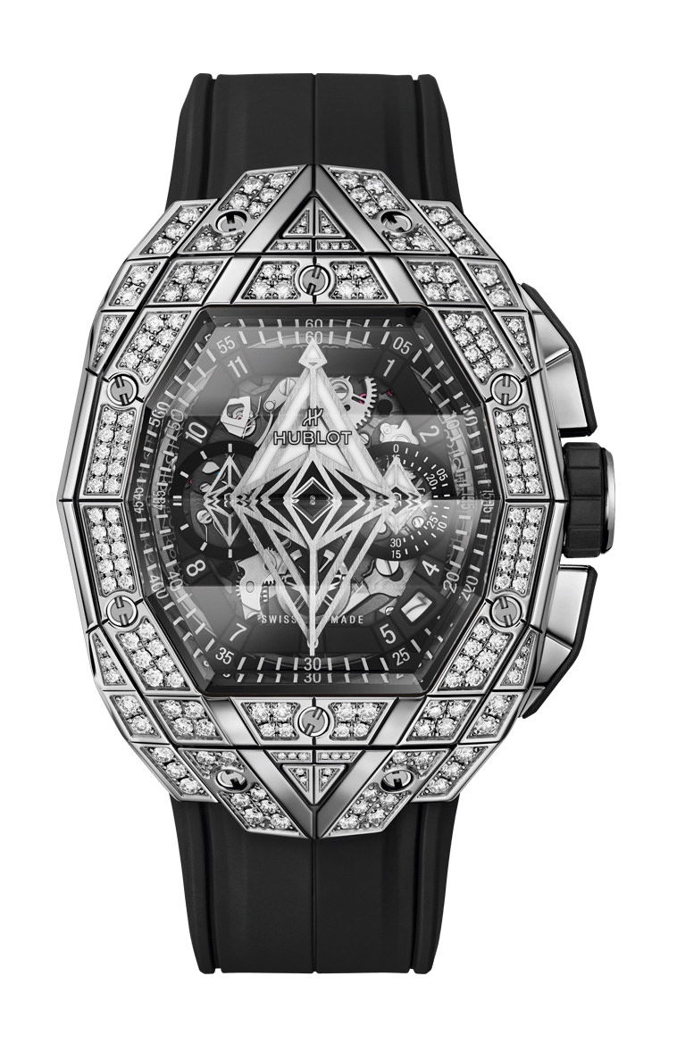 Hublot Spirit of Big Bang Sang Bleu Titanium Pave 648.NX.0107.RX.1604.MXM23