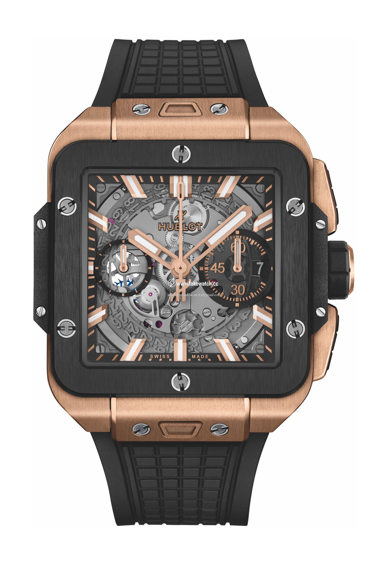 Hublot Square Bang Unico King Gold Ceramic 821.OM.0180.RX