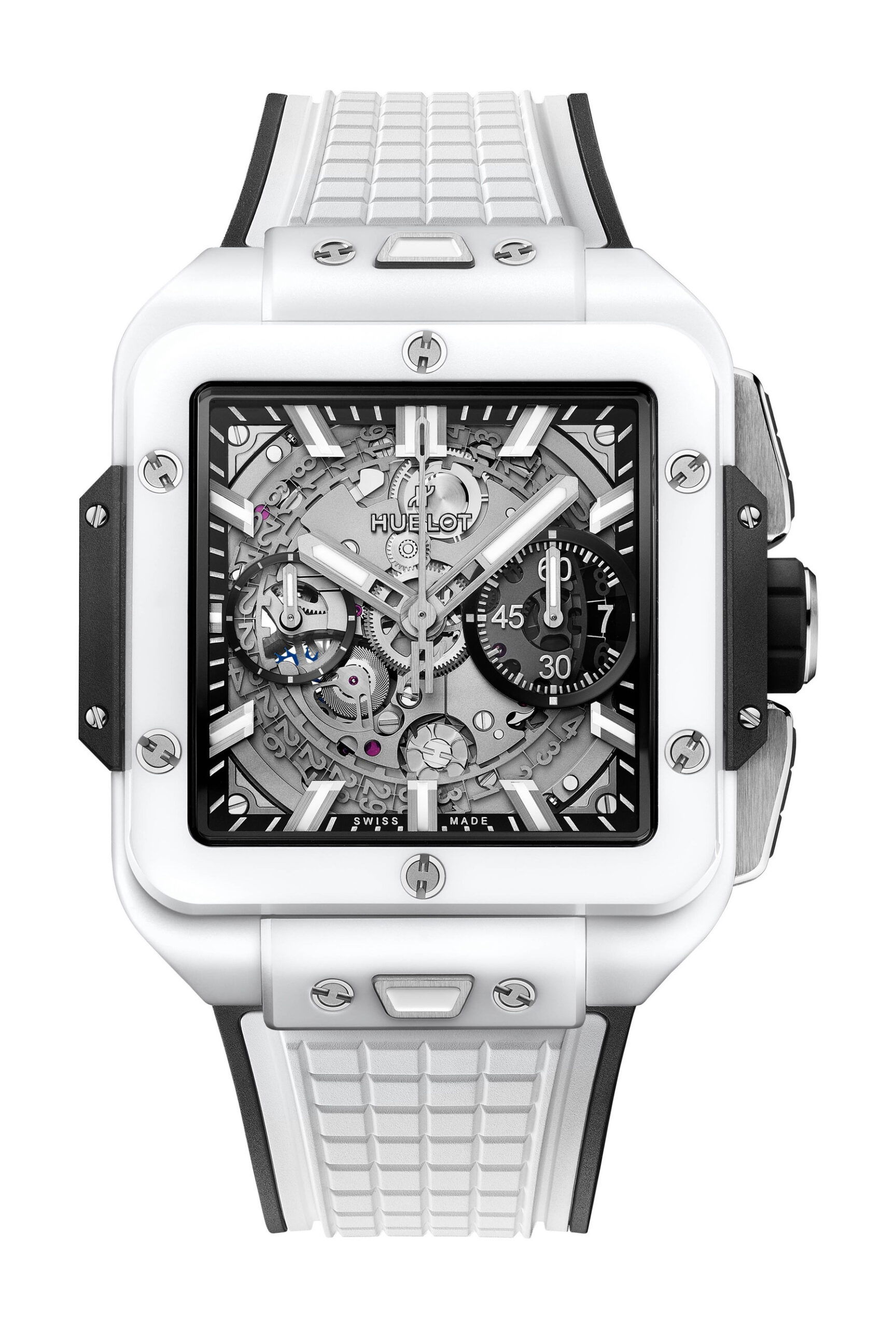 Hublot Square Bang Unico White Ceramic 821.HX.0170.RX