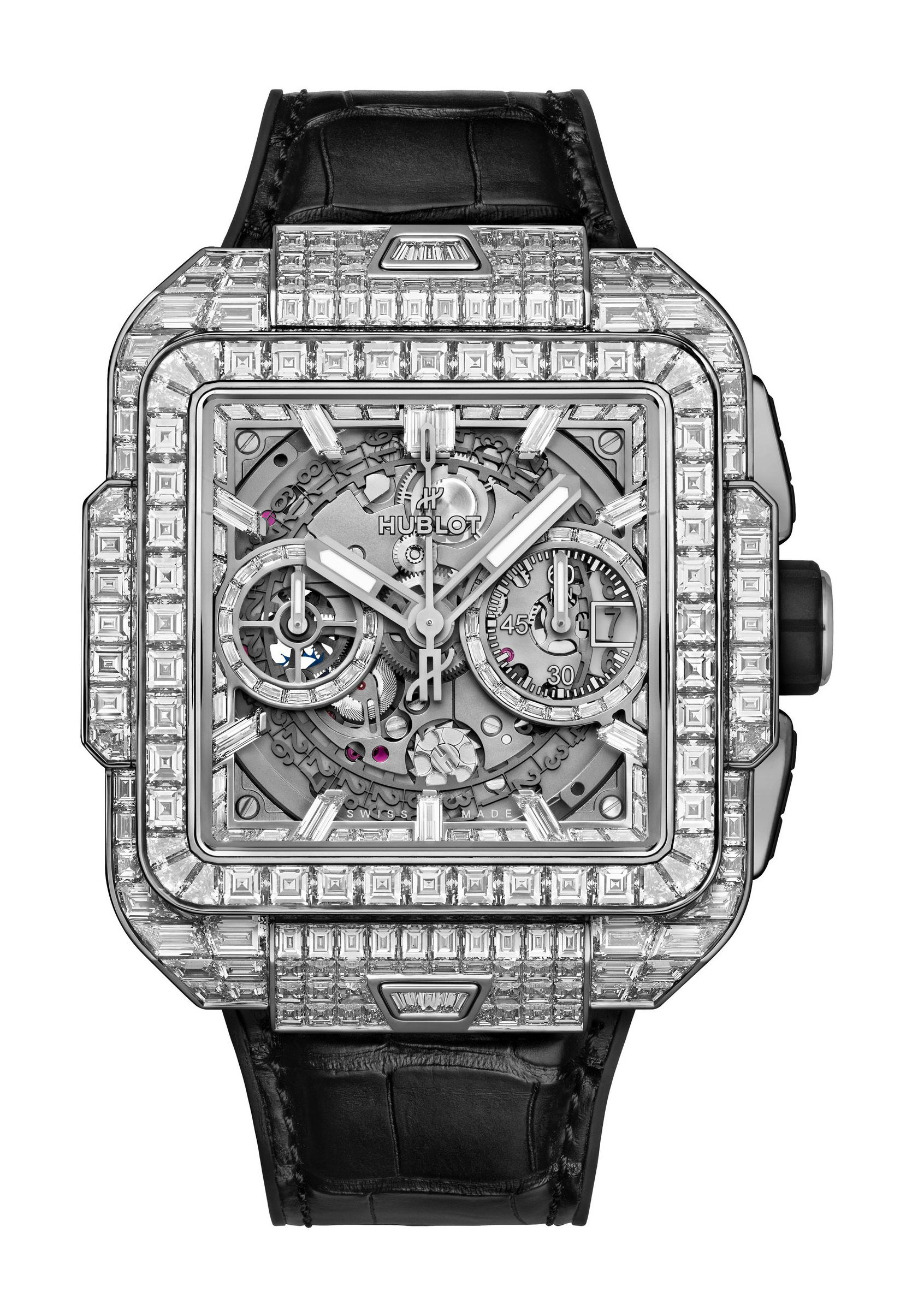 Hublot Square Bang Unico White Gold High Jewellery 821.WX.9017.LR.9904