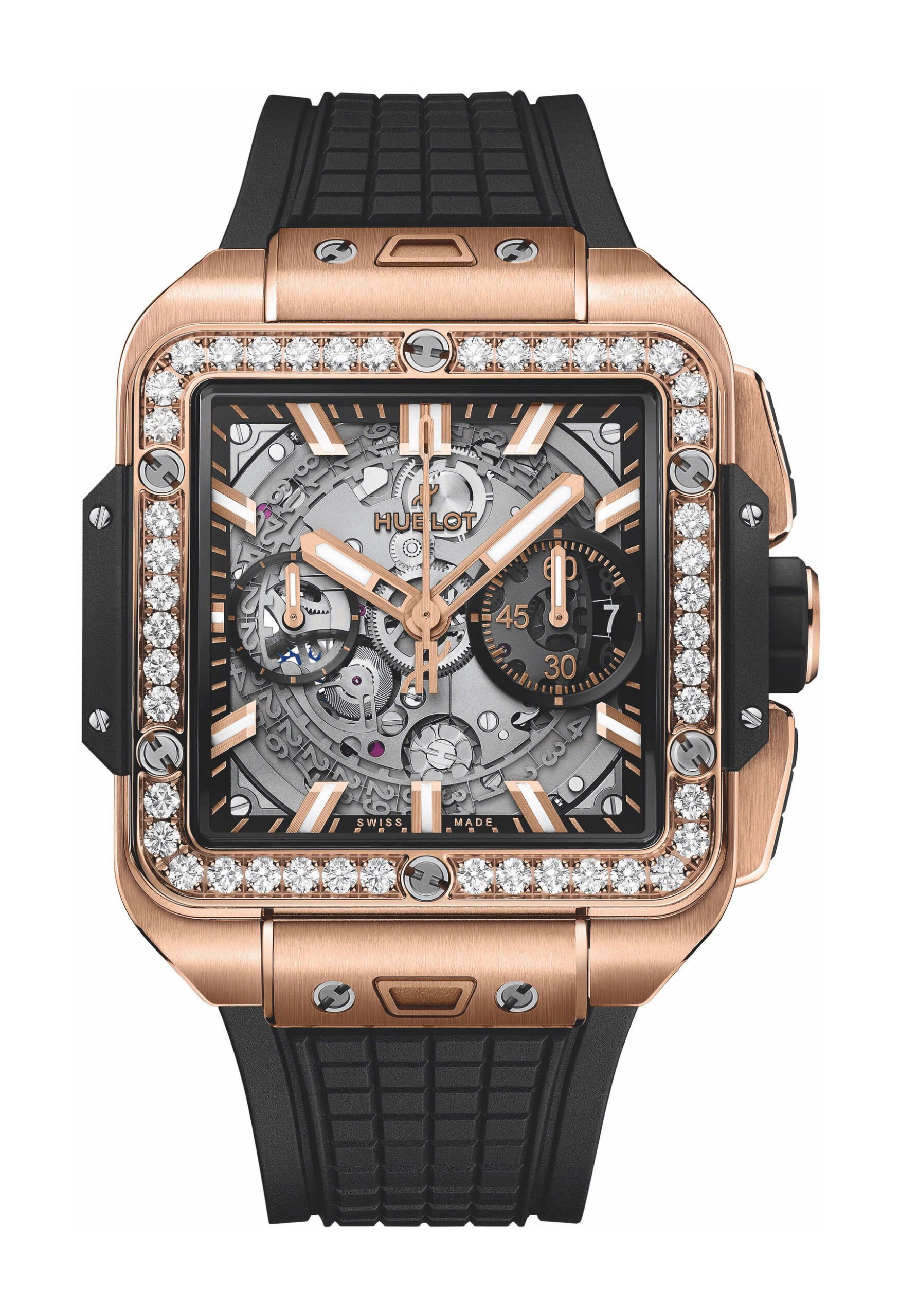 Hublot Square Bang Unico King Gold Diamonds 821.OX.0180.RX.1204