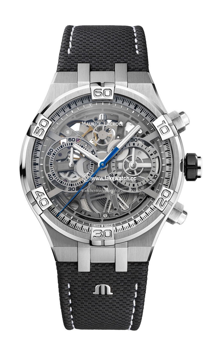 Maurice Lacroix Aikon Chronograph Automatic Skeleton 44 AI6098-SS001-090-1