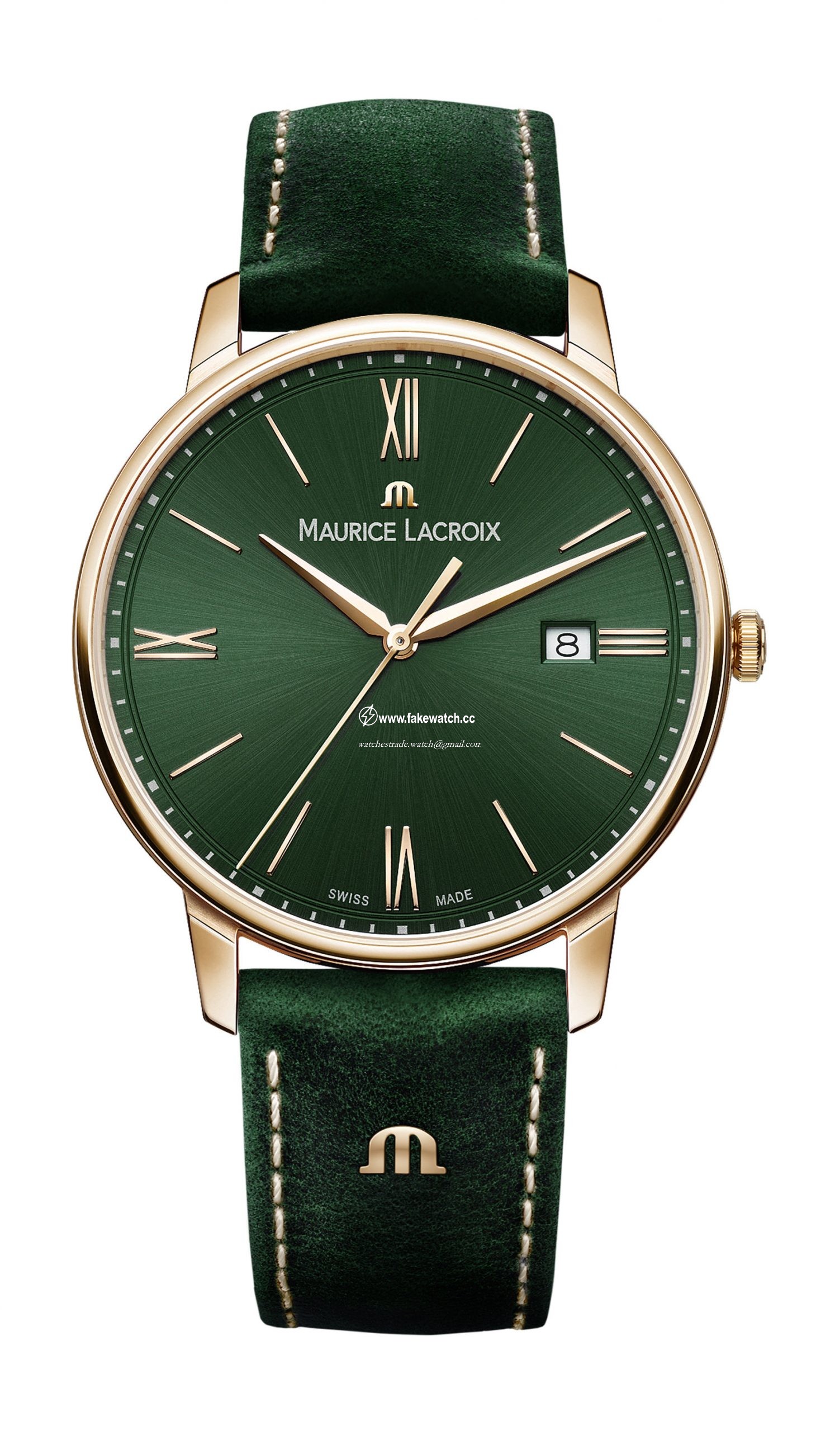 Maurice Lacroix Eliros Date 40 Smoked Green EL118-PVP01-610-1