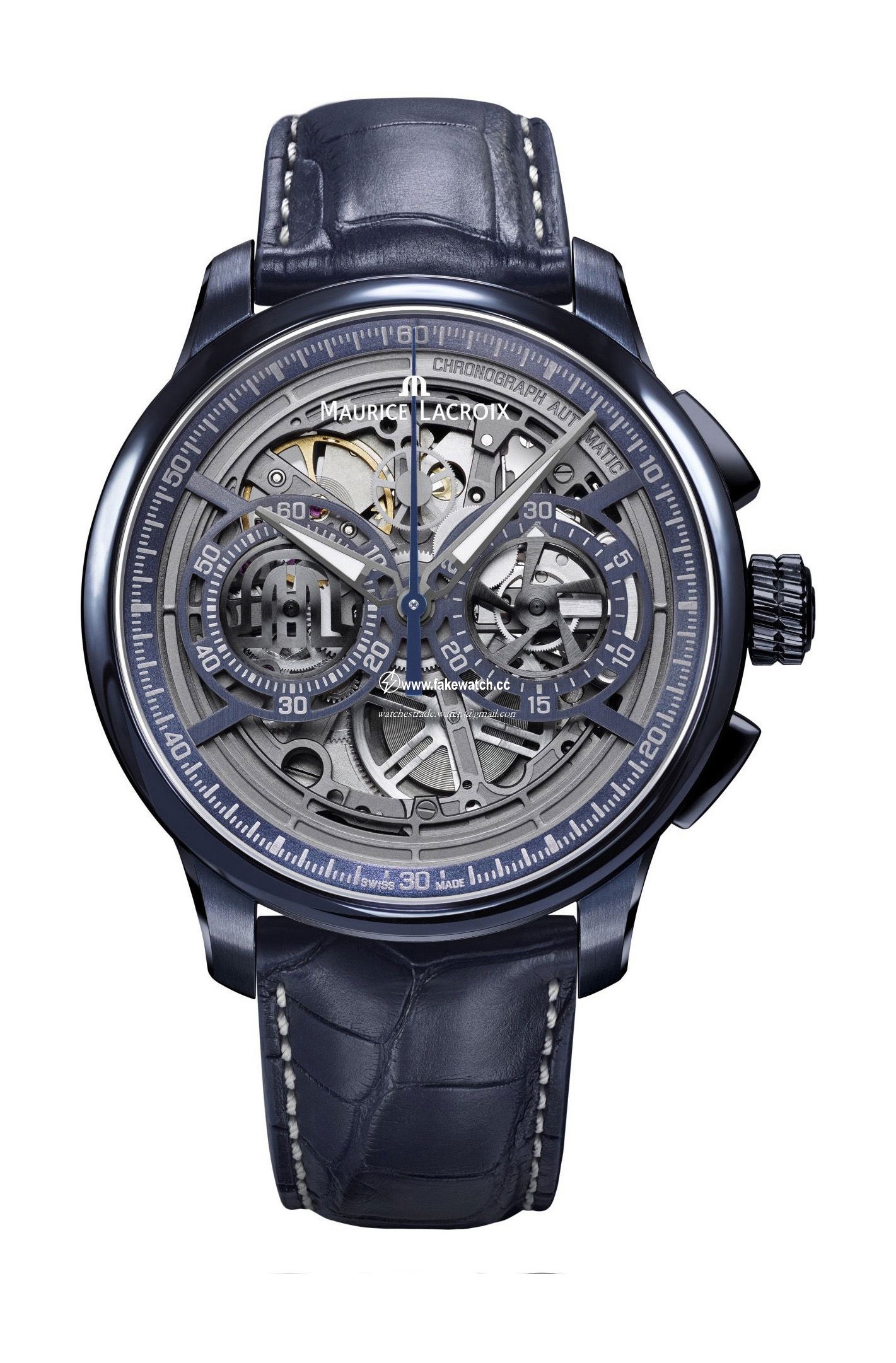 Maurice Lacroix MASTERPIECE CHRONOGRAPH SKELETON 45 MM MP6028-PVC01-002-1