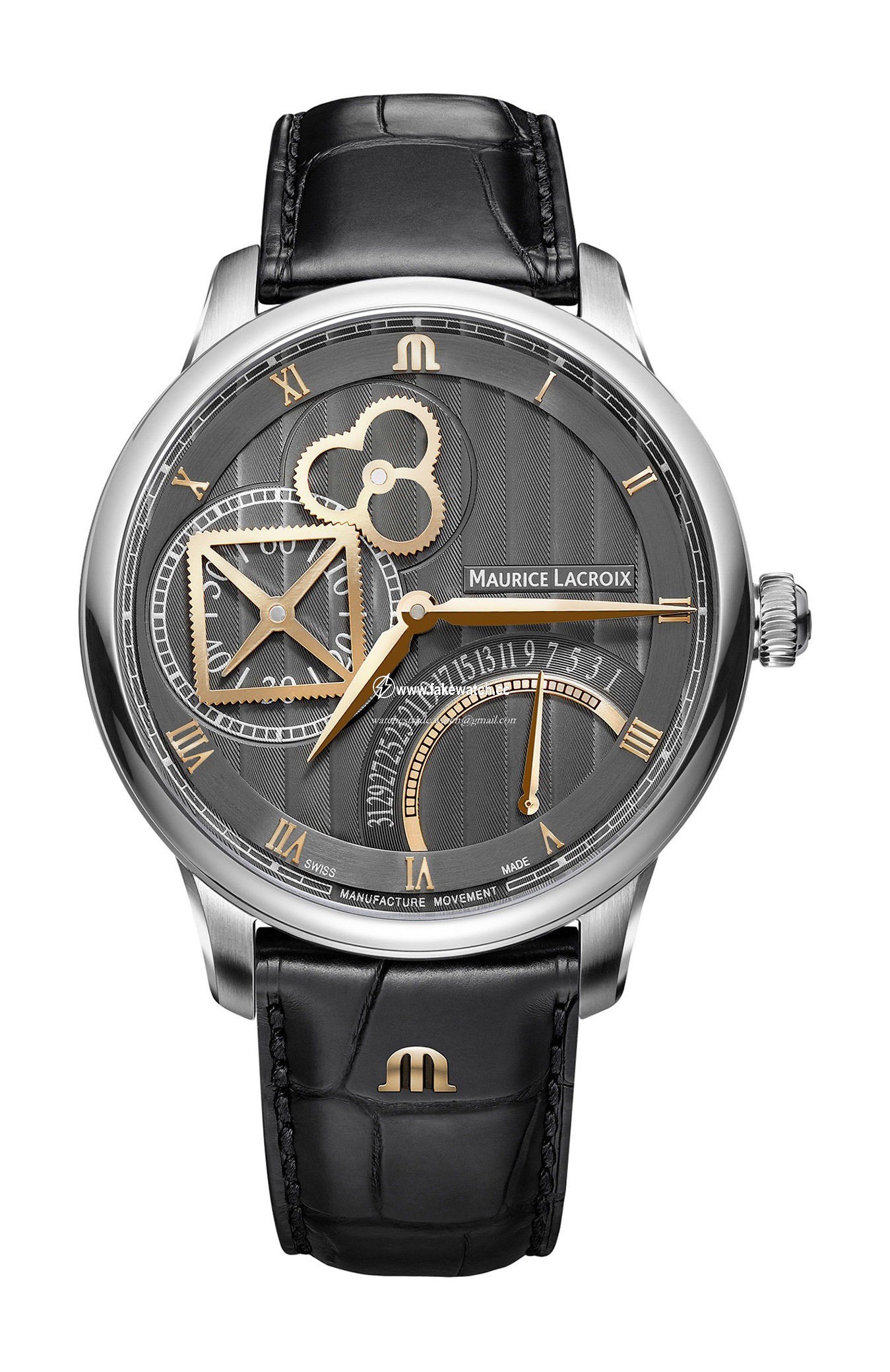 Maurice Lacroix Masterpiece Square Wheel Retrograde 43 MP6058-SS001-310-1