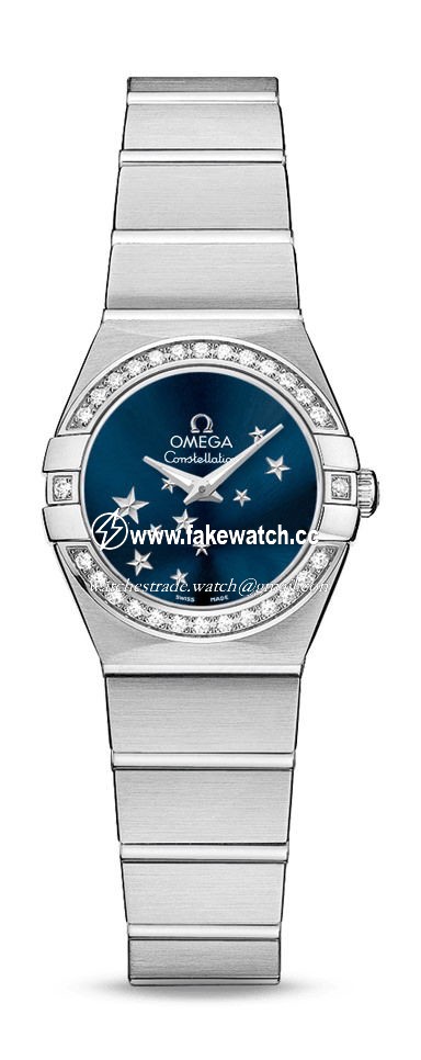 Omega Constellation Quartz 24 mm Orbis Constellation Series Star Watch 123.15.24.60.03.001