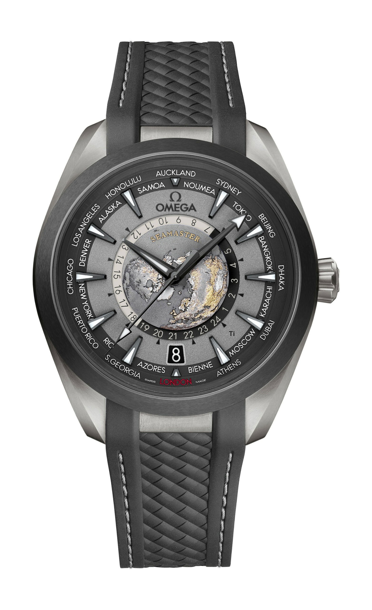 Omega Seamaster Aqua Terra 150M Co-Axial Master Chronometer GMT Worldtimer 220.92.43.22.99.001