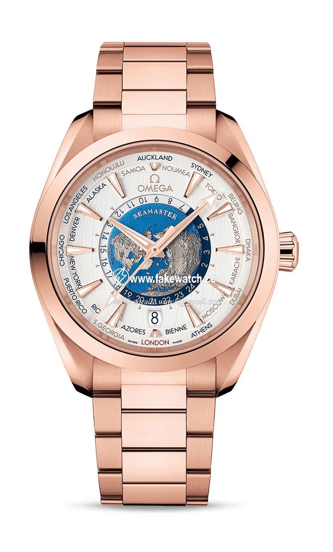 Omega Seamaster Aqua Terra 150M Co-Axial Master Chronometer GMT Worldtimer 43 mm Worldtimer 220.50.43.22.02.001