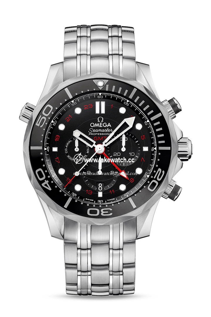 Omega Seamaster Diver 300M Co-Axial Chronometer GMT Chronograph 44 mm 212.30.44.52.01.001