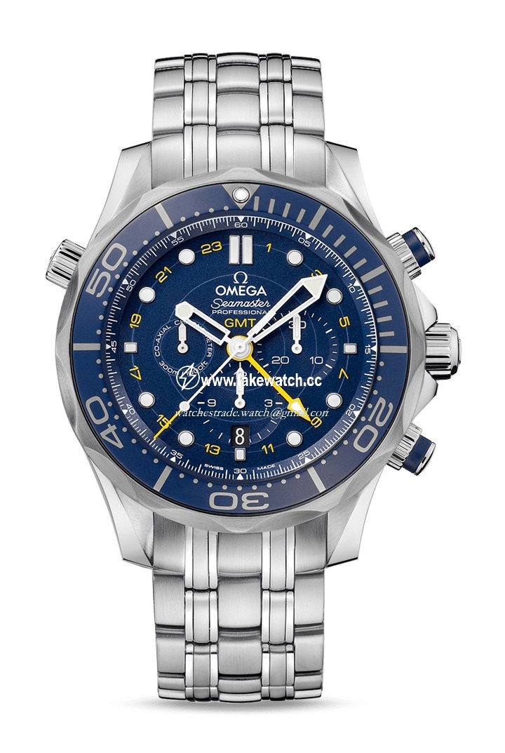 Omega Seamaster Diver 300M Co-Axial Chronometer GMT Chronograph 44 mm 212.30.44.52.03.001