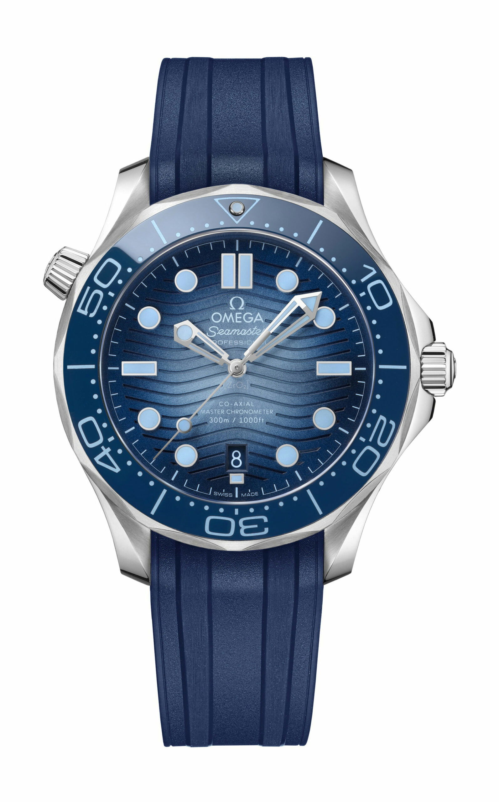 Omega Seamaster Diver 300M Co-Axial Master Chronometer Summer Blue 210.32.42.20.03.002