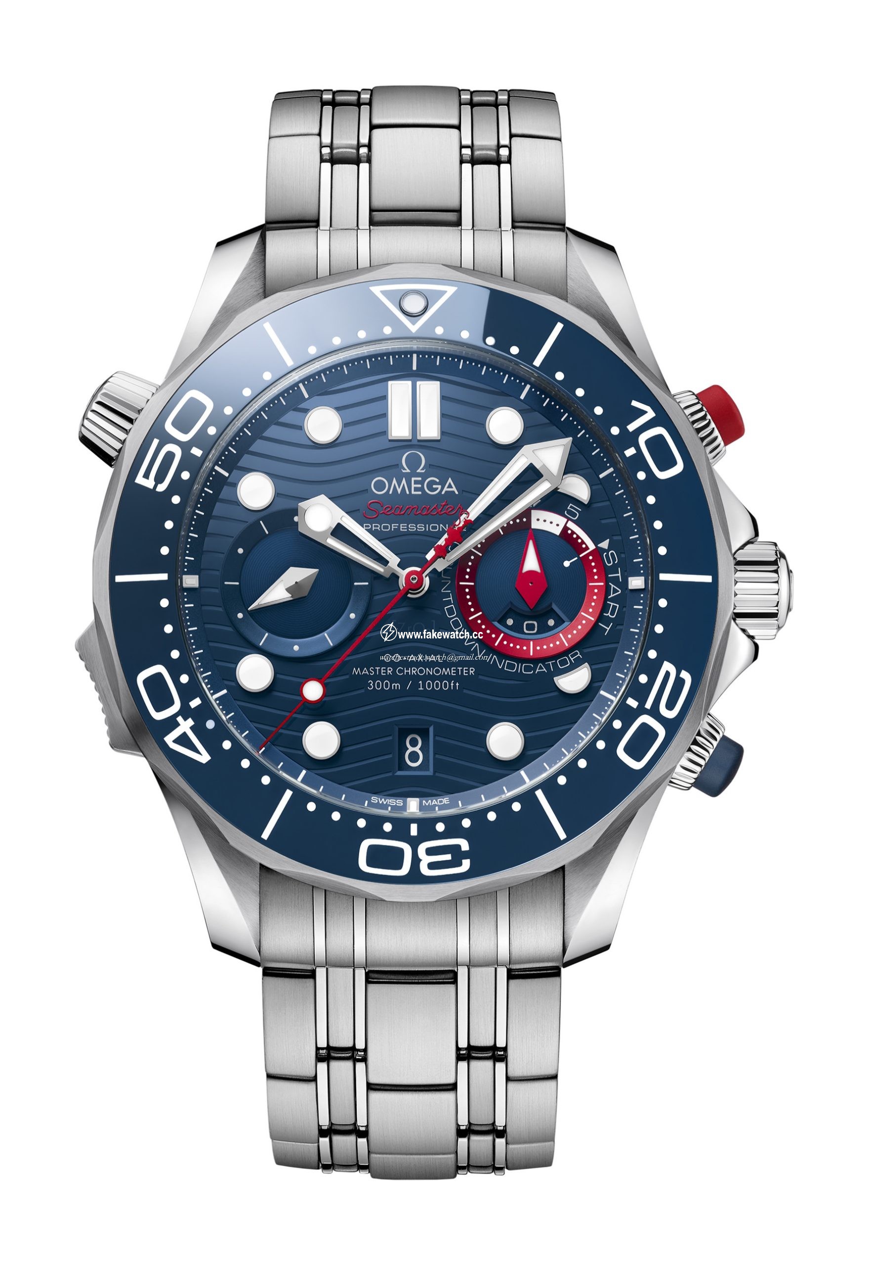 Omega Seamaster Diver 300M Co?Axial Master Chronometer Chronograph 44 mm America’s Cup 210.30.44.51.03.002