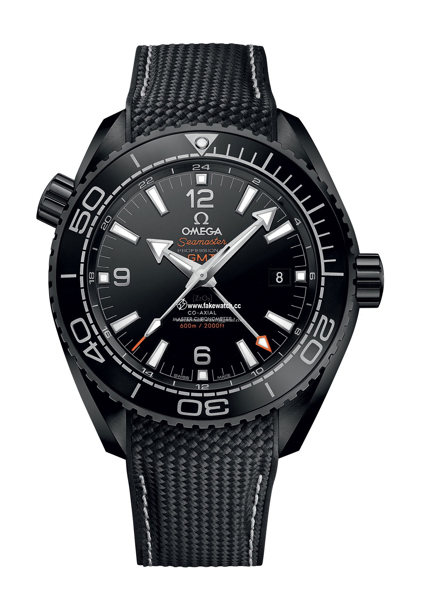 Omega Seamaster Planet Ocean 600M Co-axial Master Chronometer GMT 45.5?mm Deep Black 215.92.46.22.01.001