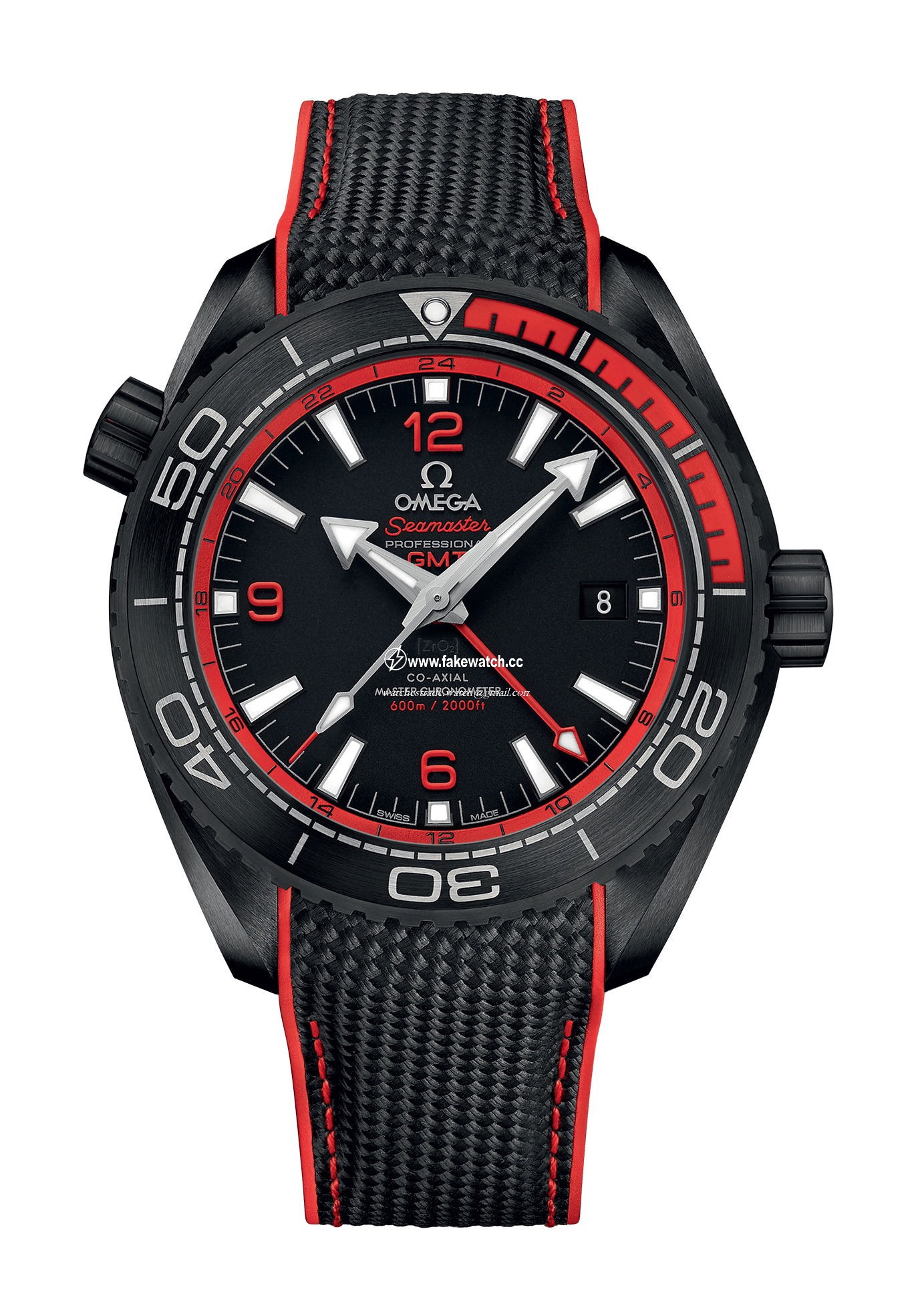 Omega Seamaster Planet Ocean 600M Co-axial Master Chronometer GMT 45.5?mm Deep Black 215.92.46.22.01.003