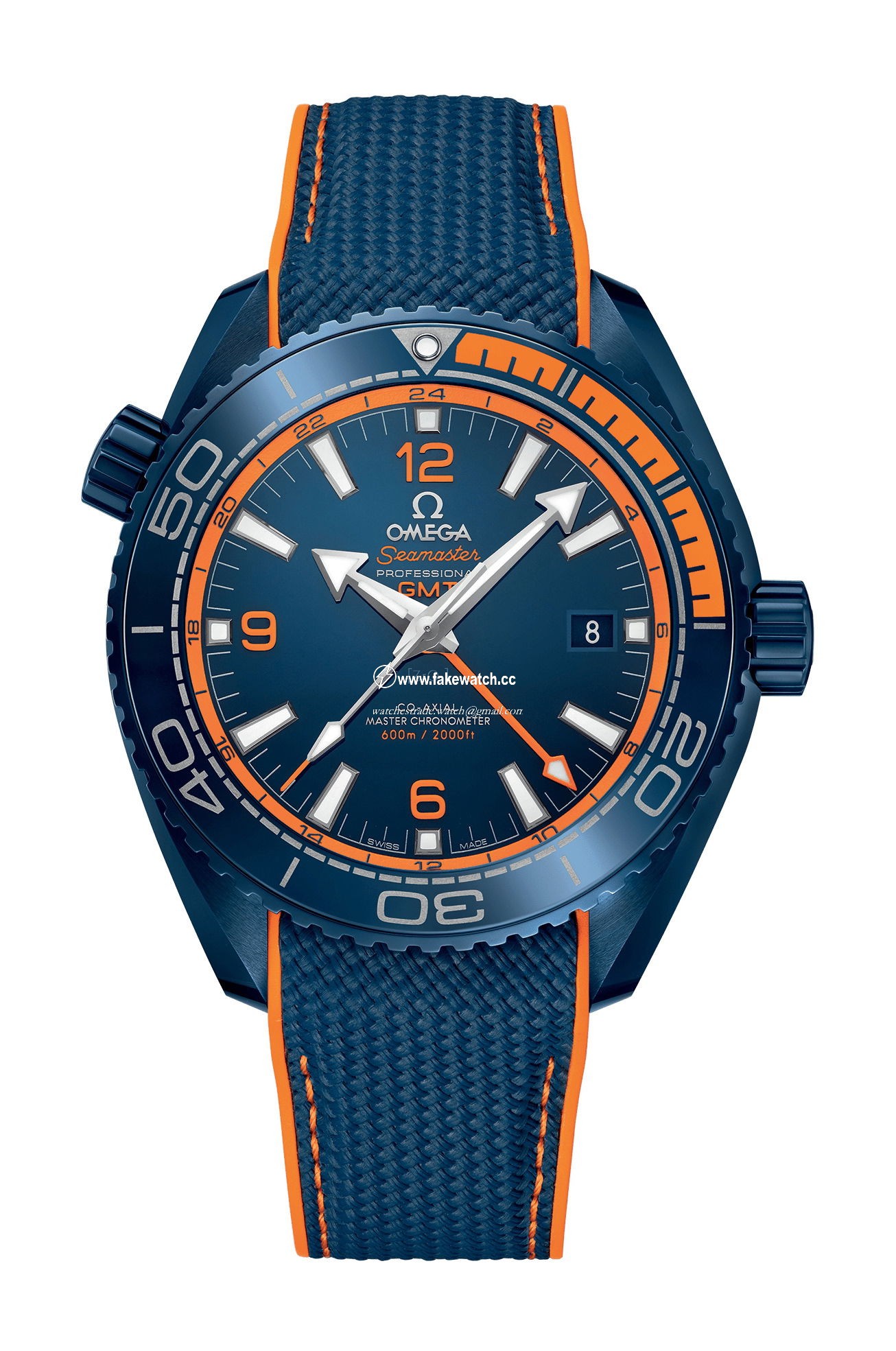 Omega Seamaster Planet Ocean 600M Co-axial Master Chronometer GMT 45.5?mm Big Blue 215.92.46.22.03.001