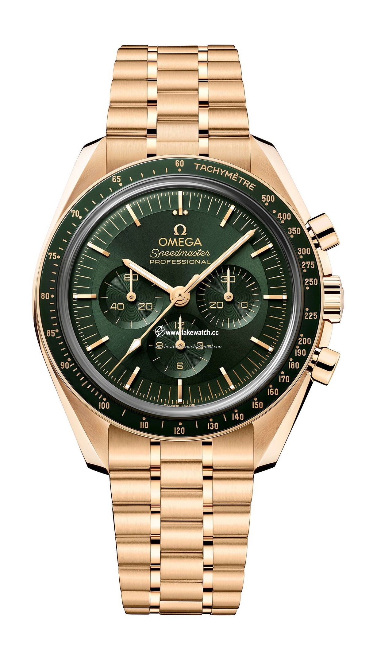 Omega Speedmaster Moonwatch Co-Axial Master Chronometer Chronograph 42 mm Moonshine Gold 310.60.42.50.10.001