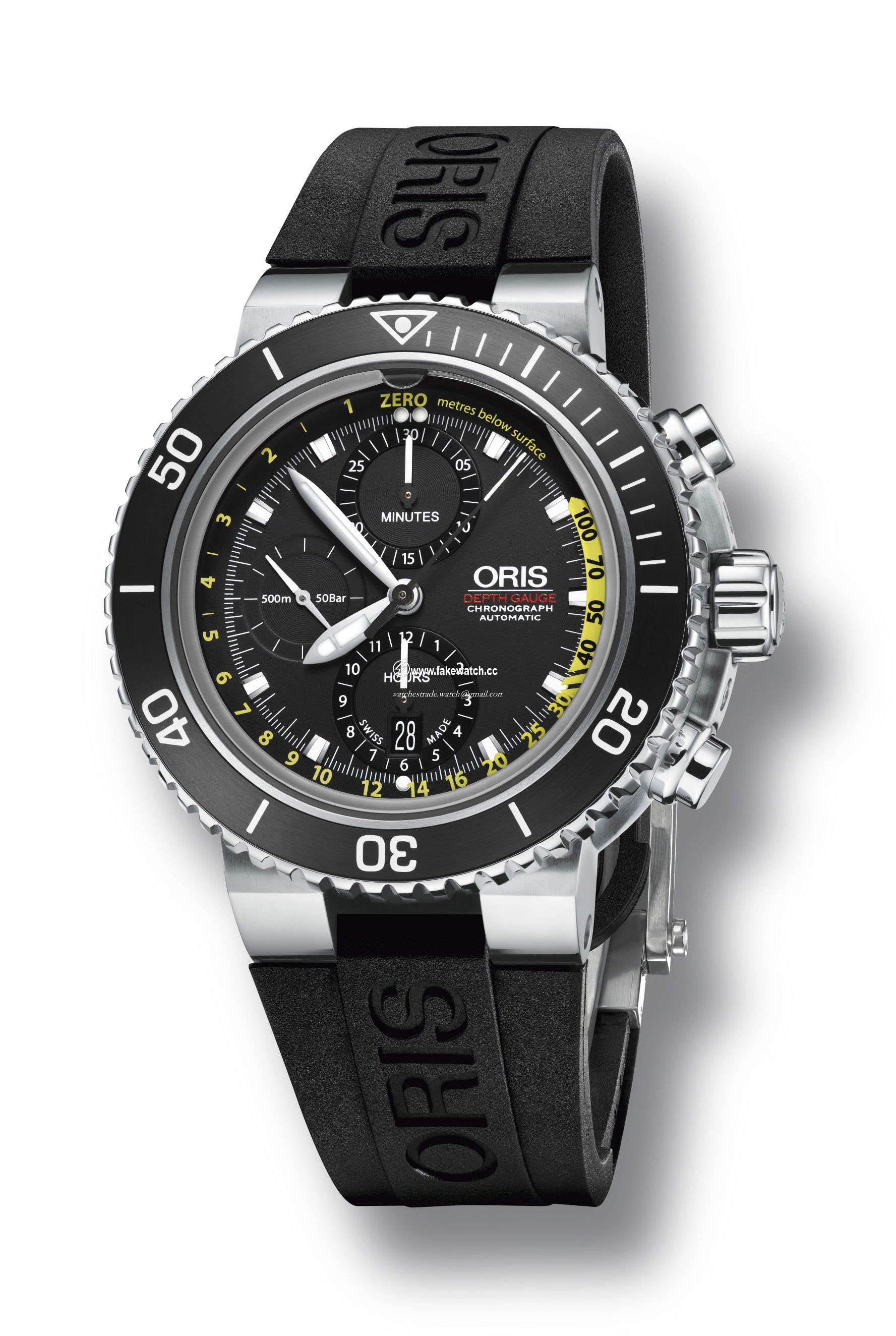 Oris Aquis Depth Gauge Chronograph 01 774 7708 4154-Set RS