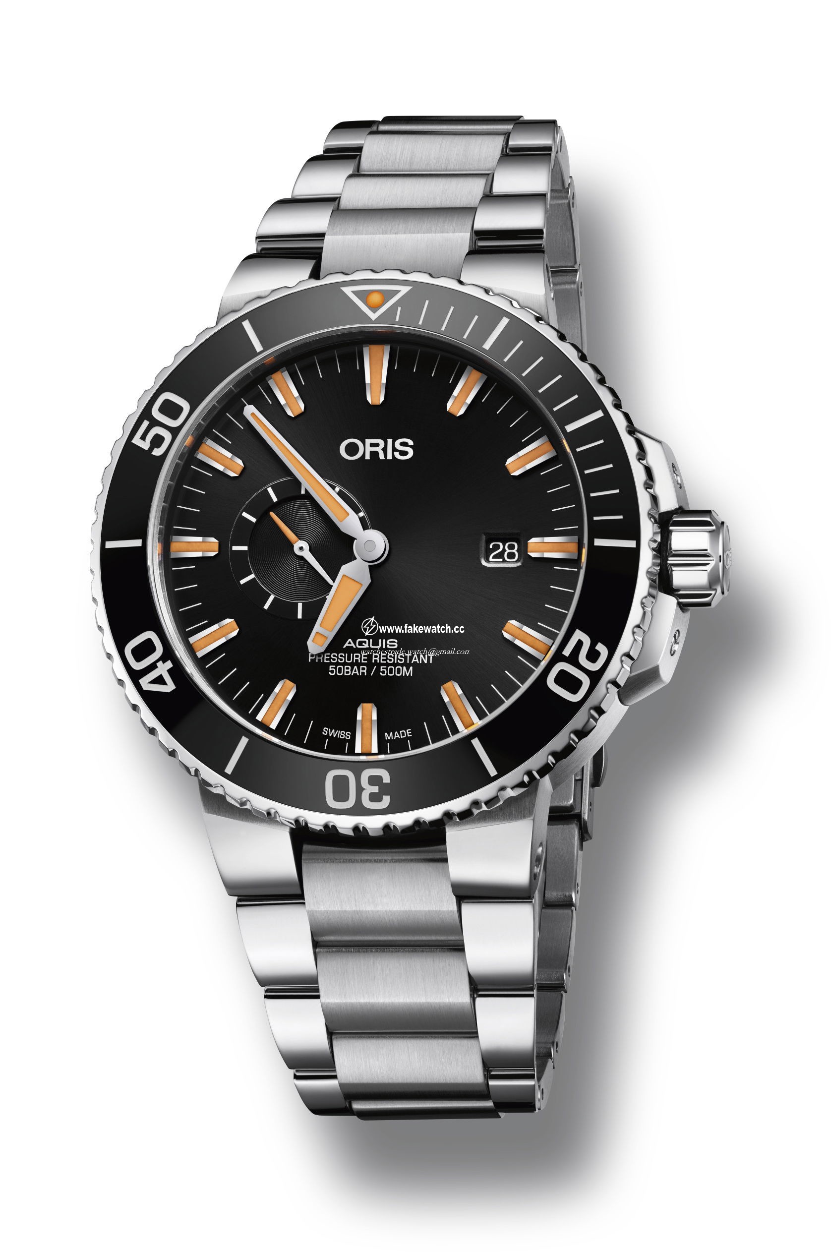 Oris Aquis Small Second, Date 01 743 7733 4159-07 8 24 05PEB