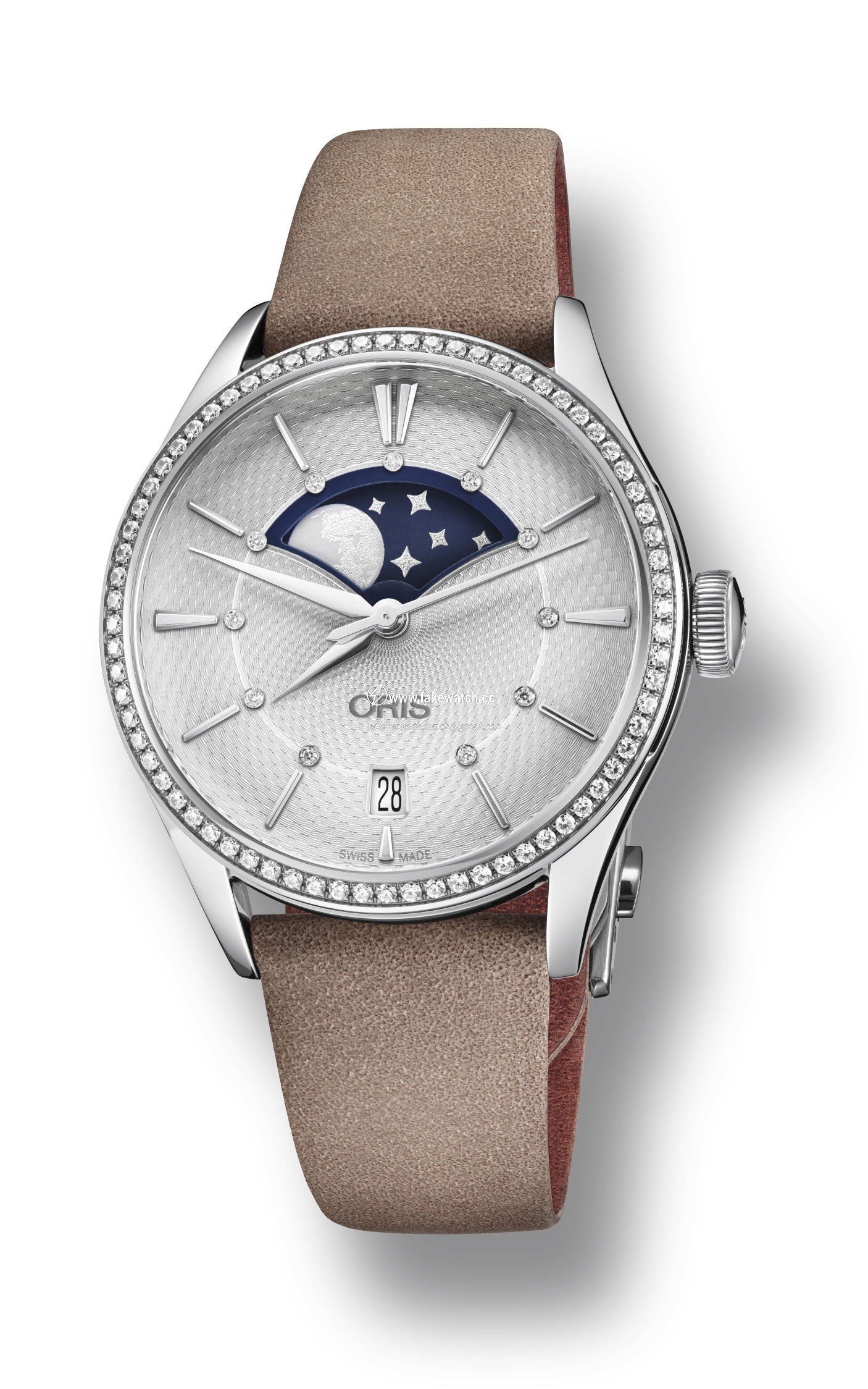 Oris Artelier Grande Lune, Date Diamonds 01 763 7723 4951-07 5 18 33FC