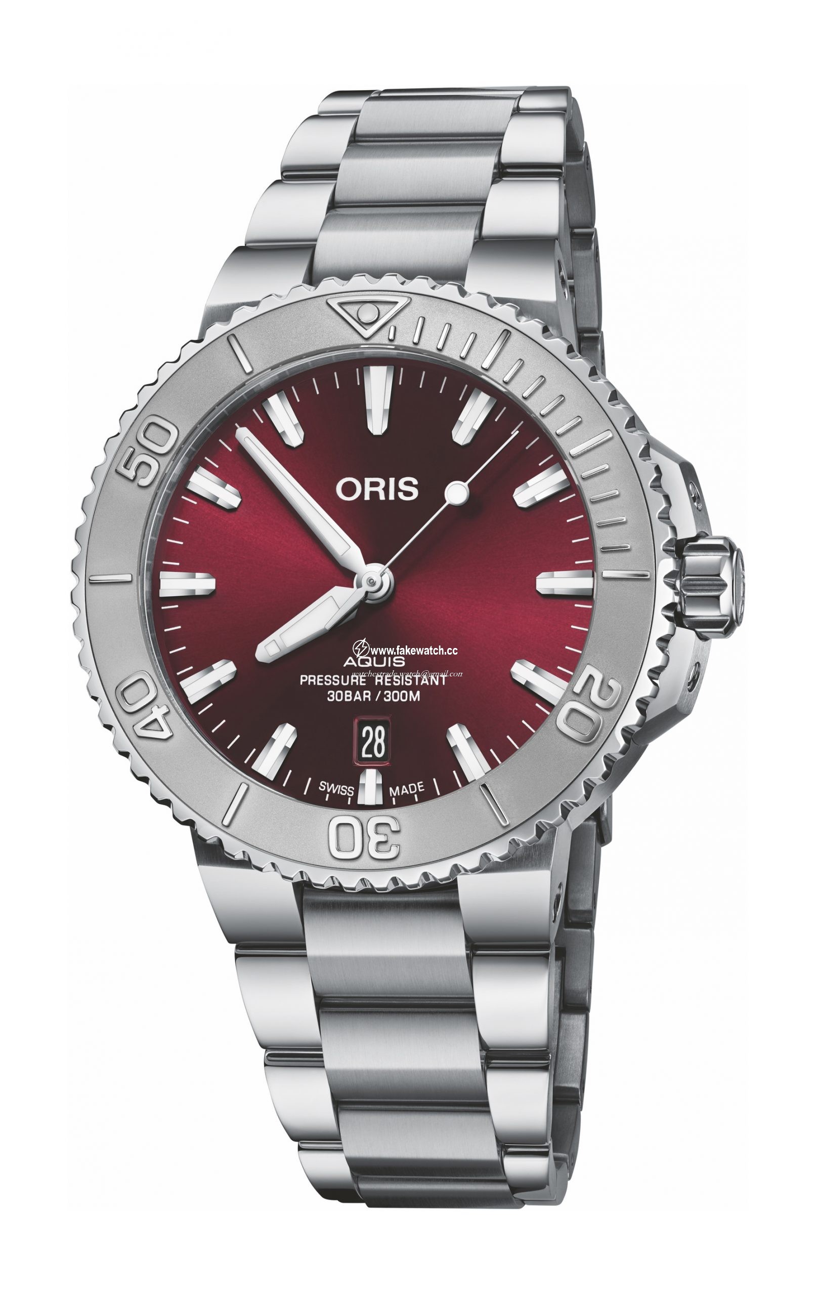 Oris Aquis Date Relief 01 733 7766 4158 8 22 05 PEB