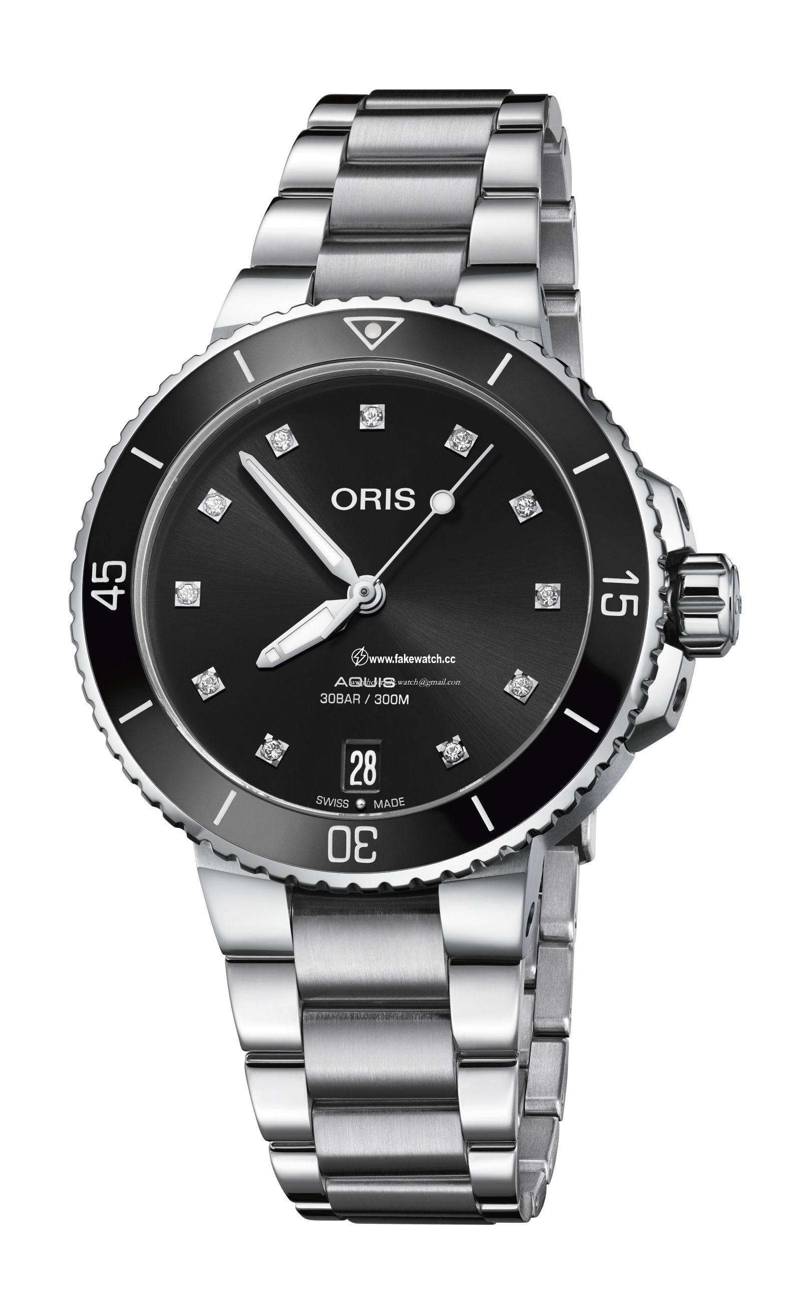 Oris Aquis Date Diamonds 01 733 7731 4194-07 8 18 05P