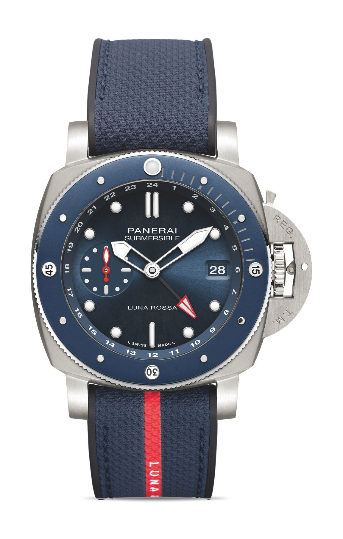 Panerai Submersible GMT Luna Rossa Titanio PAM01507