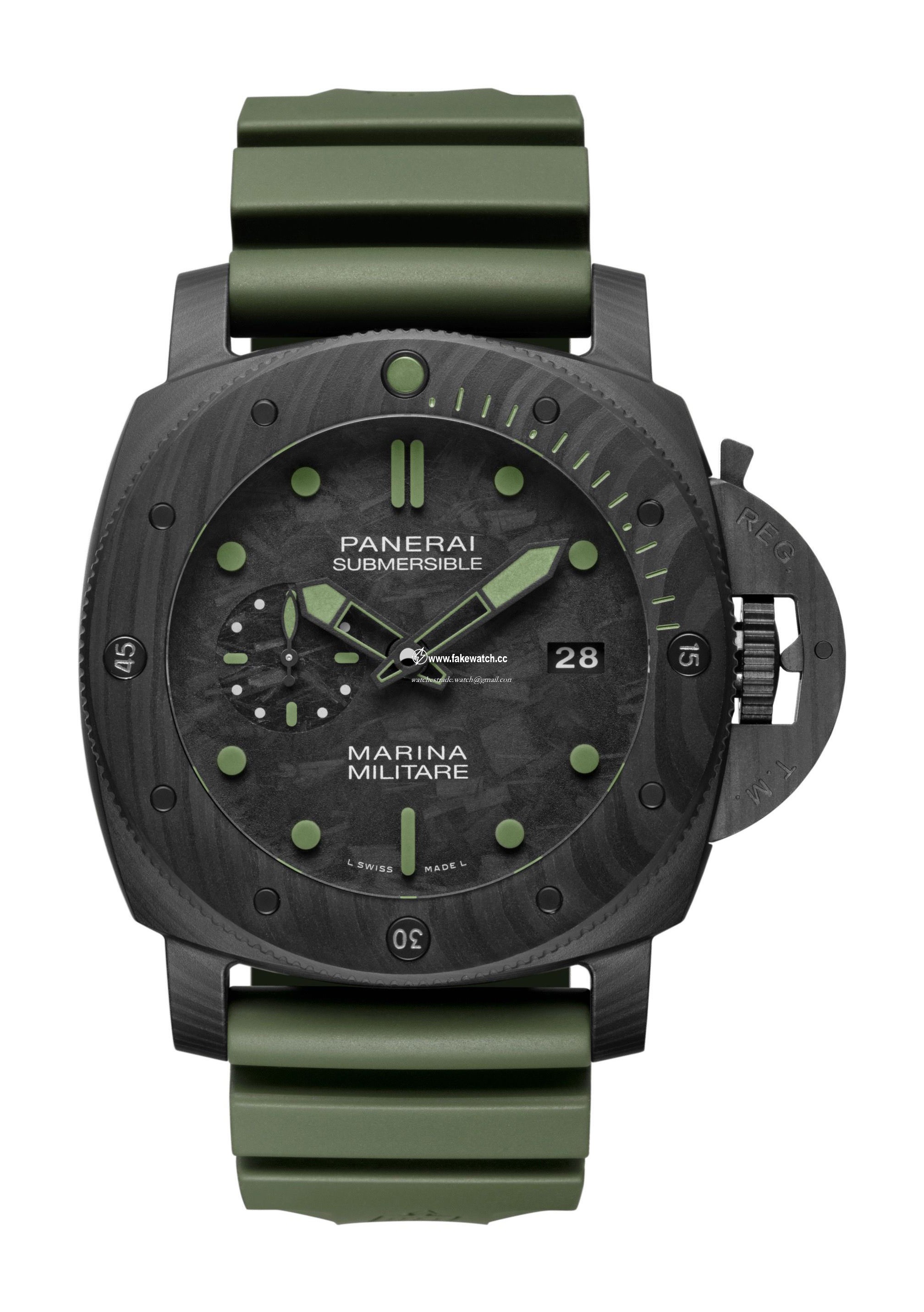 Panerai Submersible Marina Militare Carbotech PAM00961