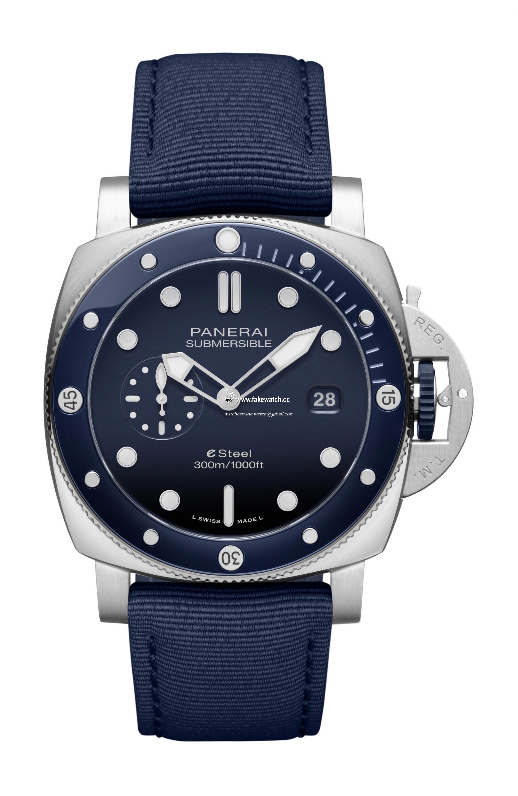 Panerai Submersible QuarantaQuattro eSteel Blu Profondo PAM01289