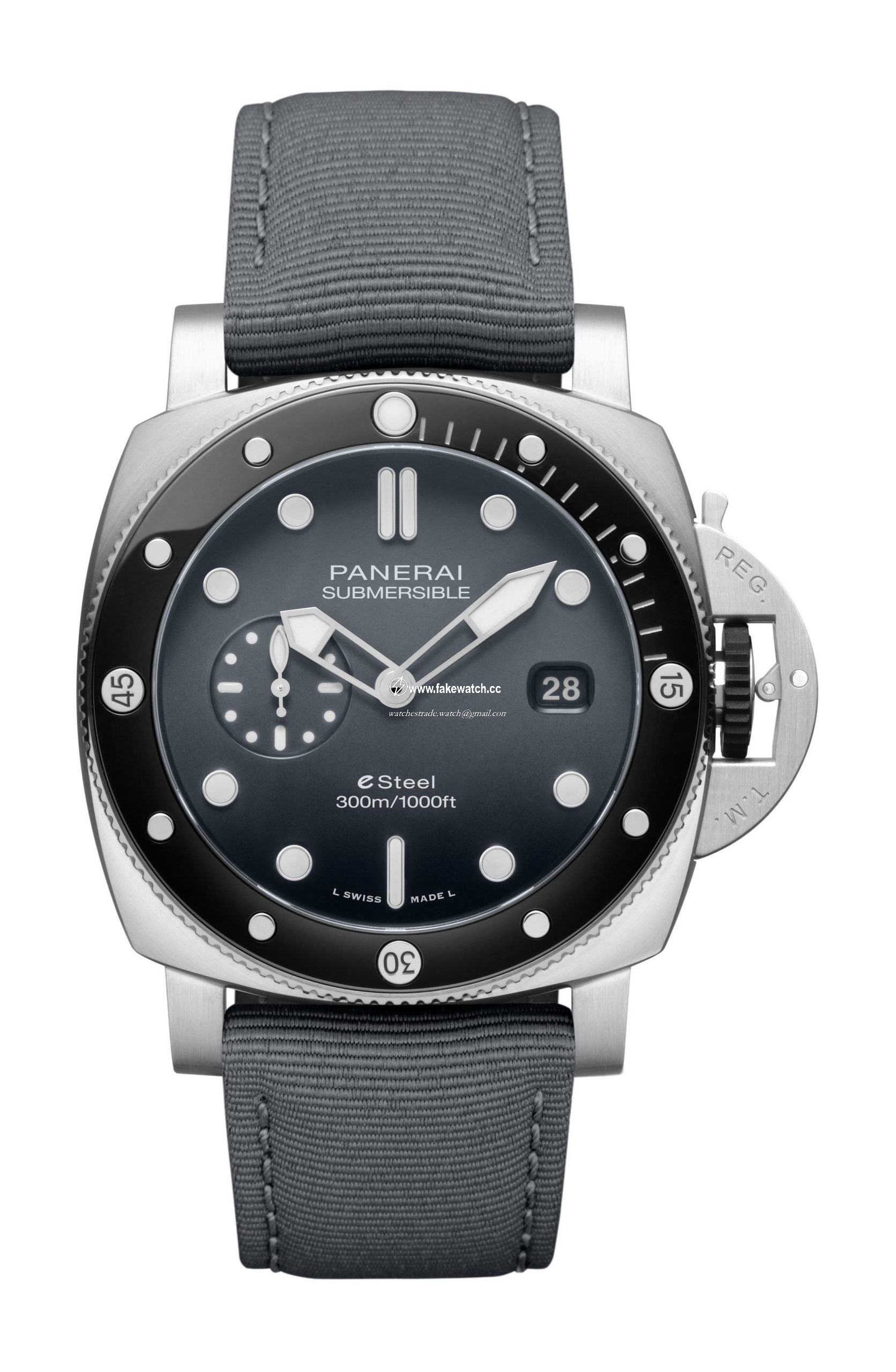 Panerai Submersible QuarantaQuattro eSteel Grigio Roccia PAM01288