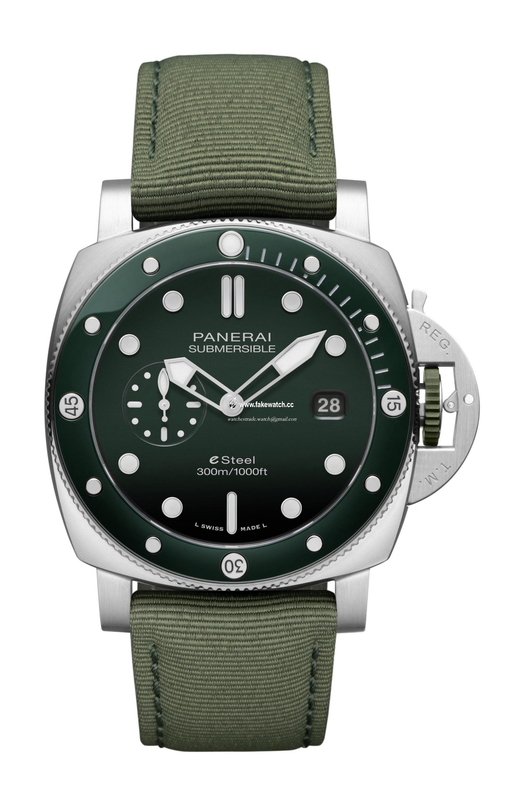 Panerai Submersible QuarantaQuattro eSteel Verde Smeraldo PAM01287