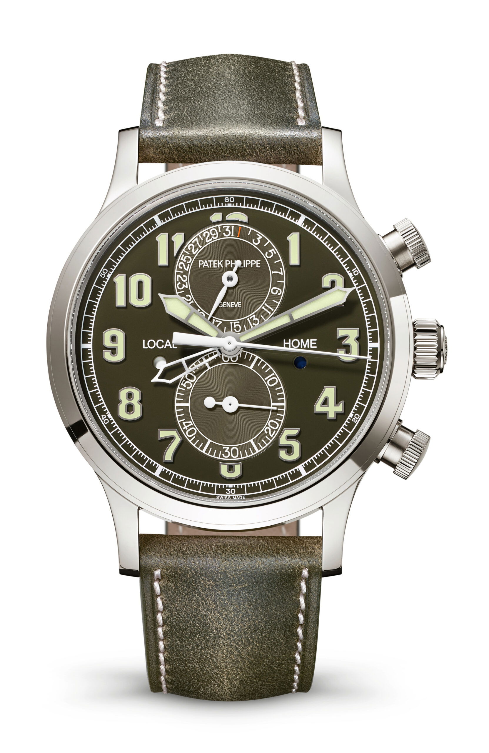 Patek Philippe Calatrava Pilot Travel Time Chronograph 5924G-010