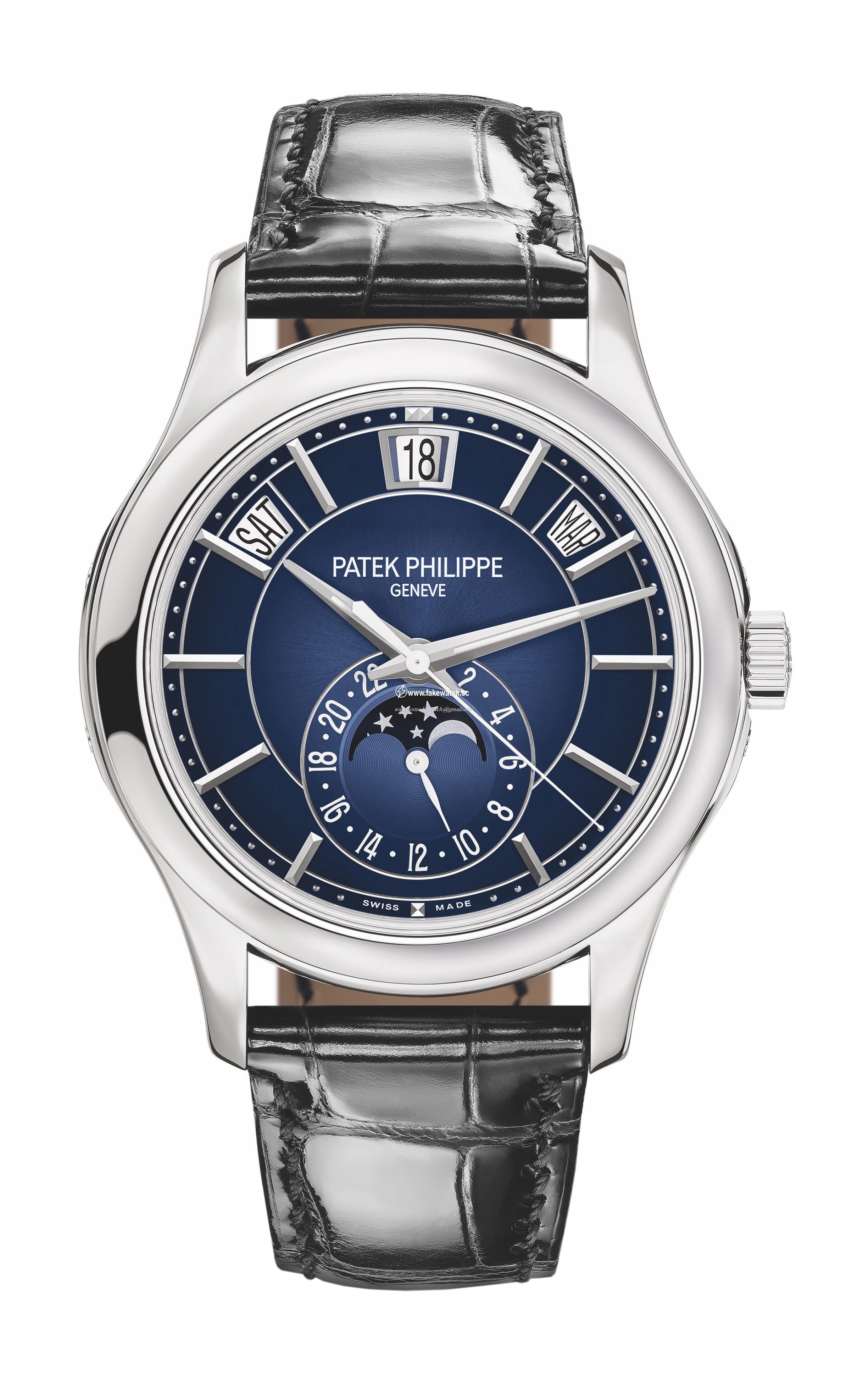 Patek Philippe Complications Annual Calendar, Moon Phases 5205G-013