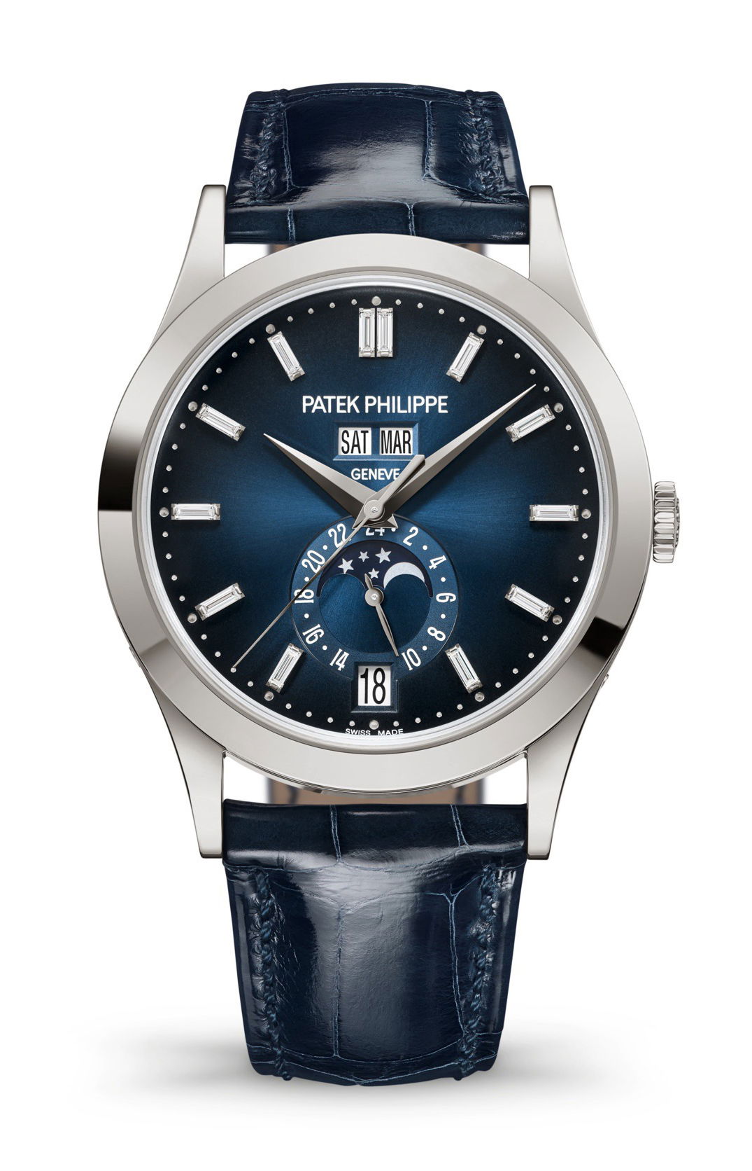 Patek Philippe Complications Annual Calendar Moon Phases 5396G-017