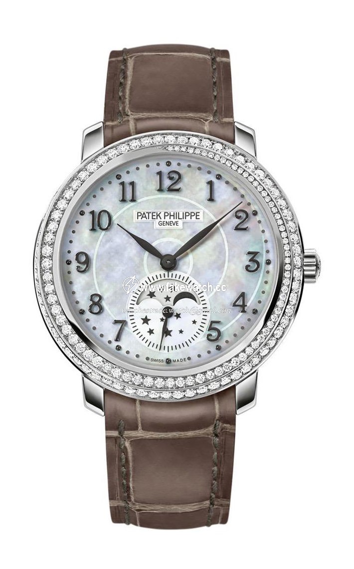 Patek Philippe Complications Diamond Ribbon Joaillerie, Moon Phases 4968G-010