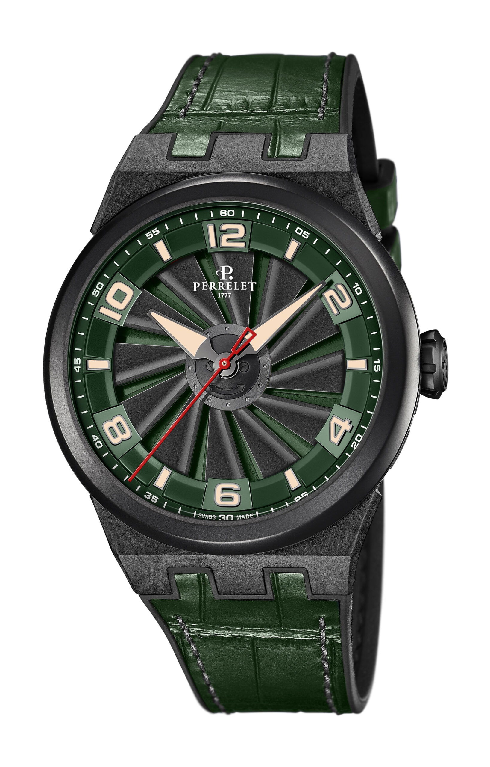 Perrelet Turbine Carbon Forest Green A4065/4