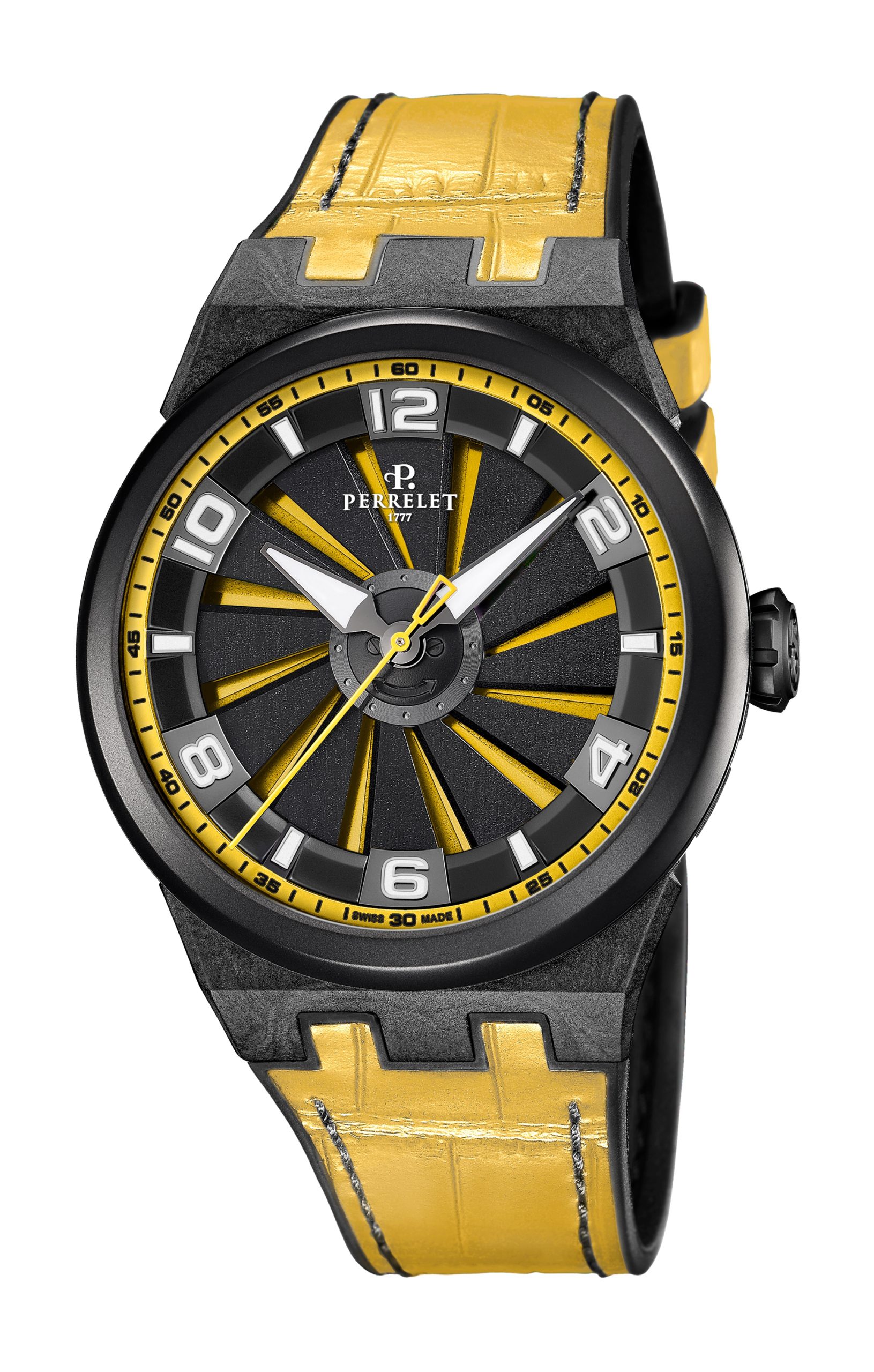 Perrelet Turbine Carbon Yellow A4065/7