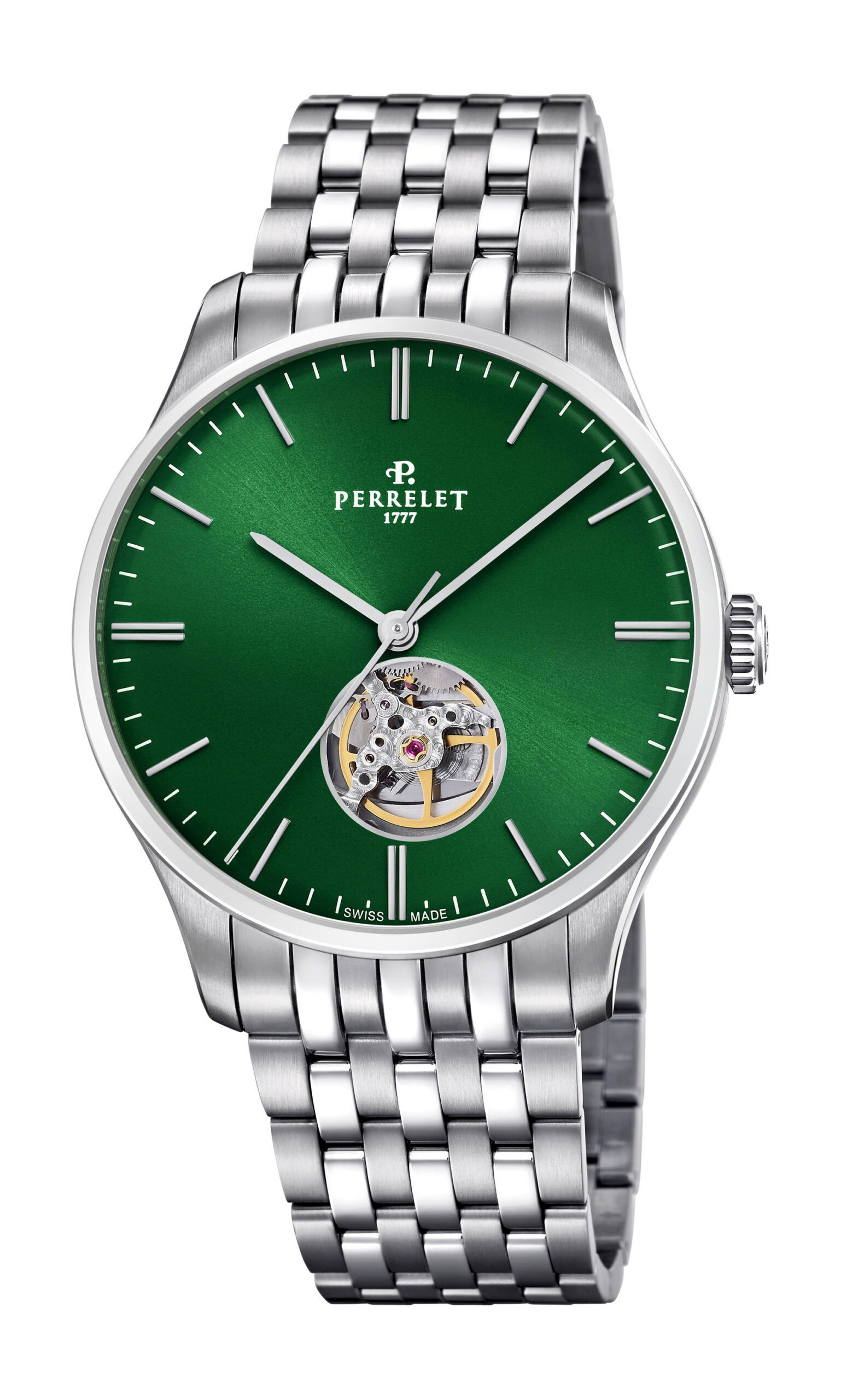 Perrelet Weekend Open Heart Green A1302/7