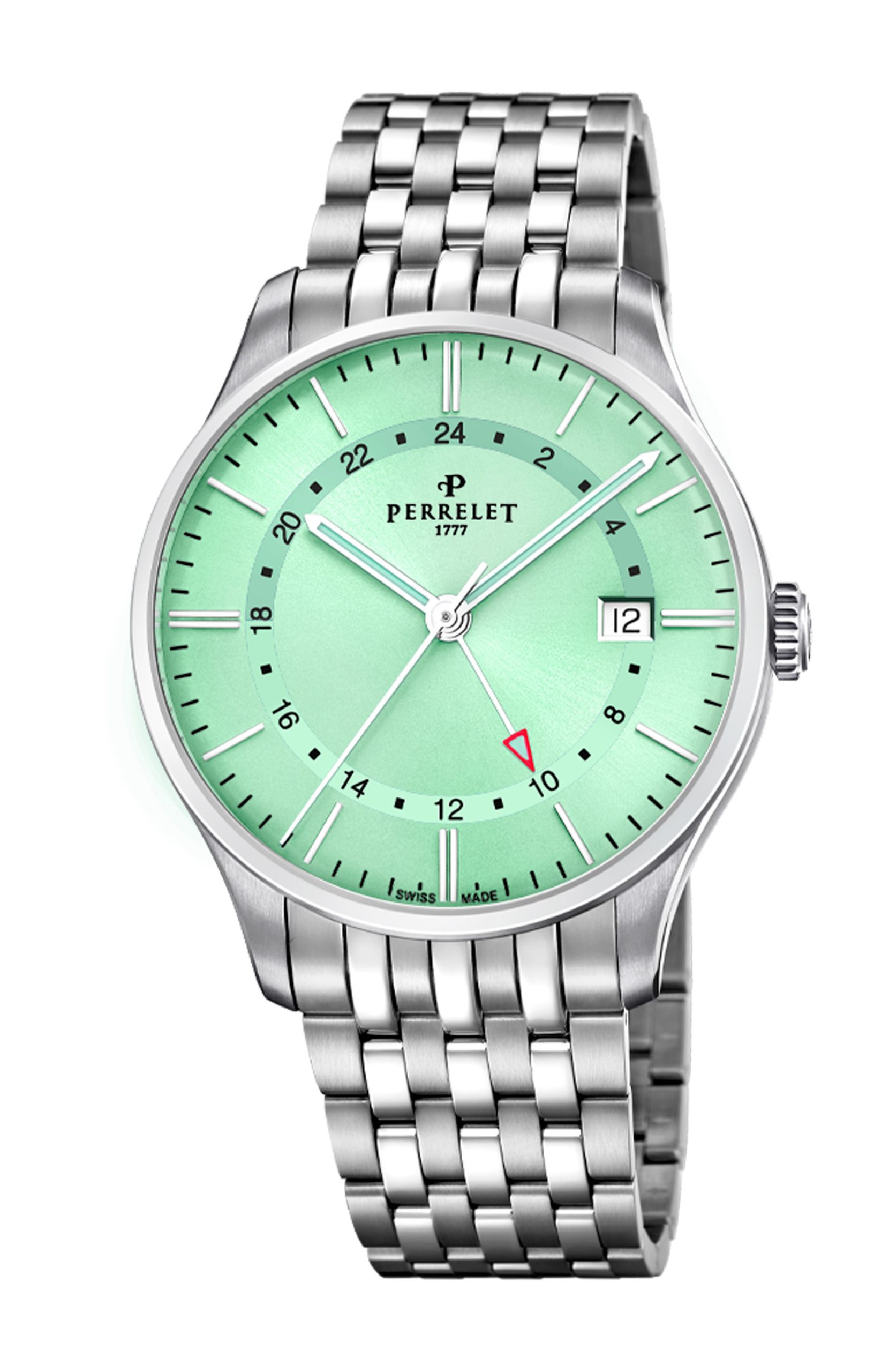 Perrelet Weekend GMT Green Mint A1304/B