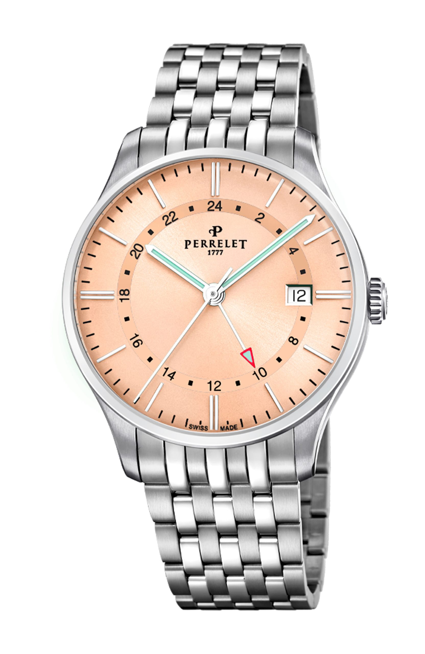 Perrelet Weekend GMT Salmon A1304/D